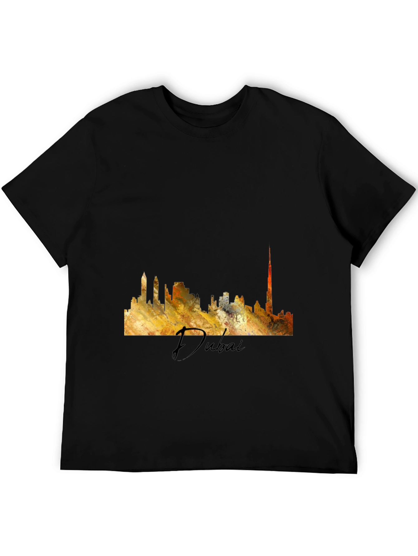 Dubai Skyline T-Shirt - Abstract City Tee