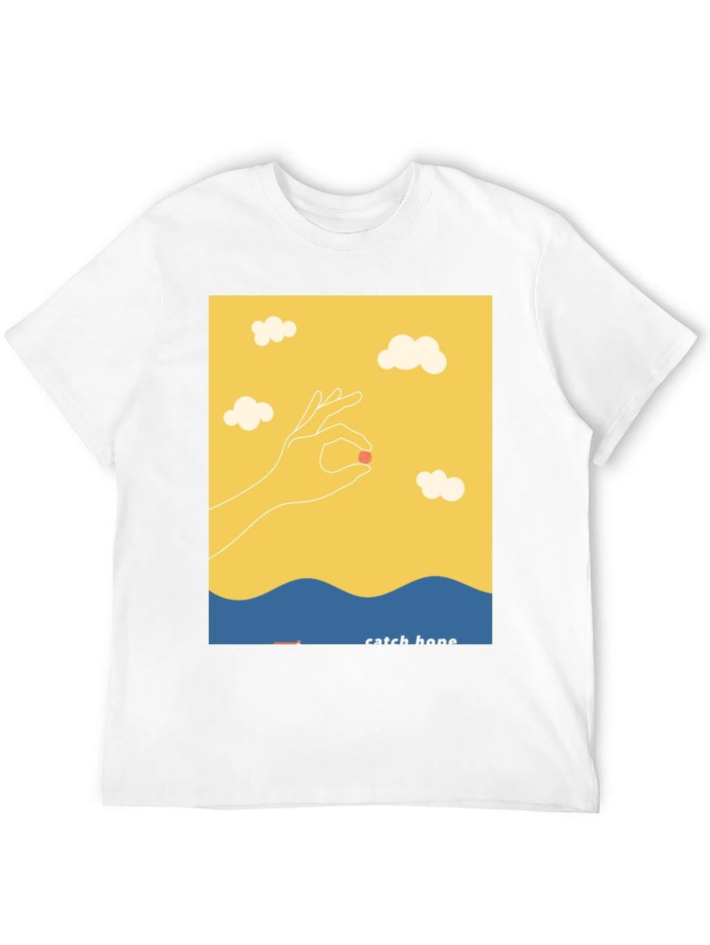 Catch Hope Graphic T-Shirt - Relaxed Fit Black