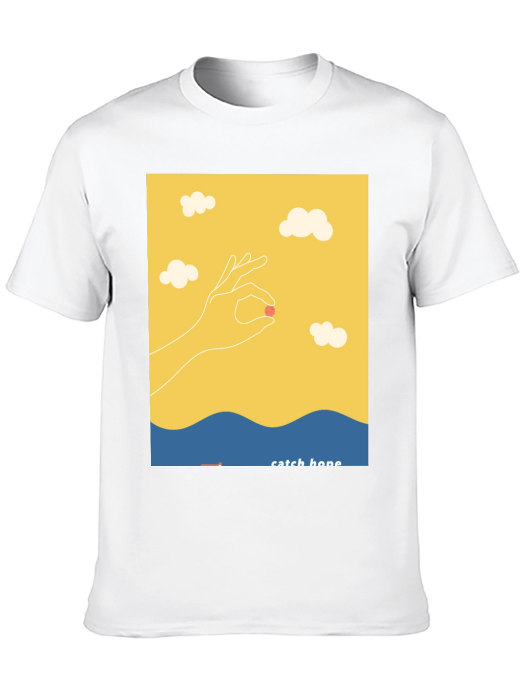 Catch Hope Graphic T-Shirt - Relaxed Fit Black