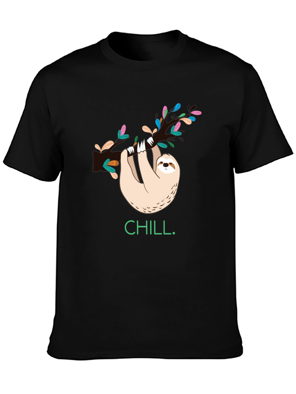 Chill Sloth Graphic T-Shirt - Relaxed & Stylish Tee
