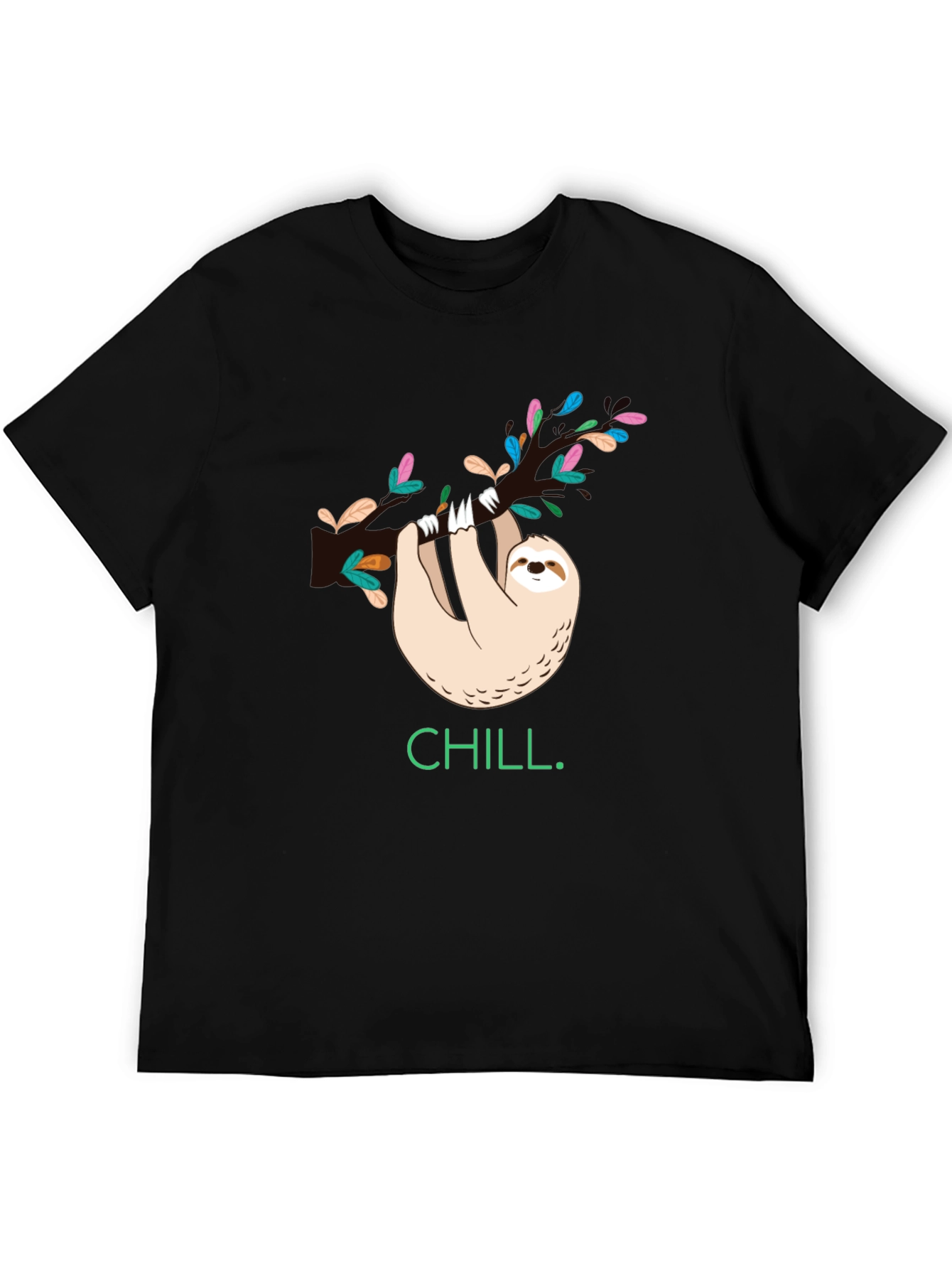 Chill Sloth Graphic T-Shirt - Relaxed & Stylish Tee