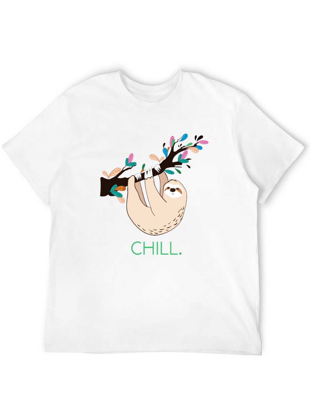 Chill Sloth Graphic T-Shirt - Relaxed & Stylish Tee