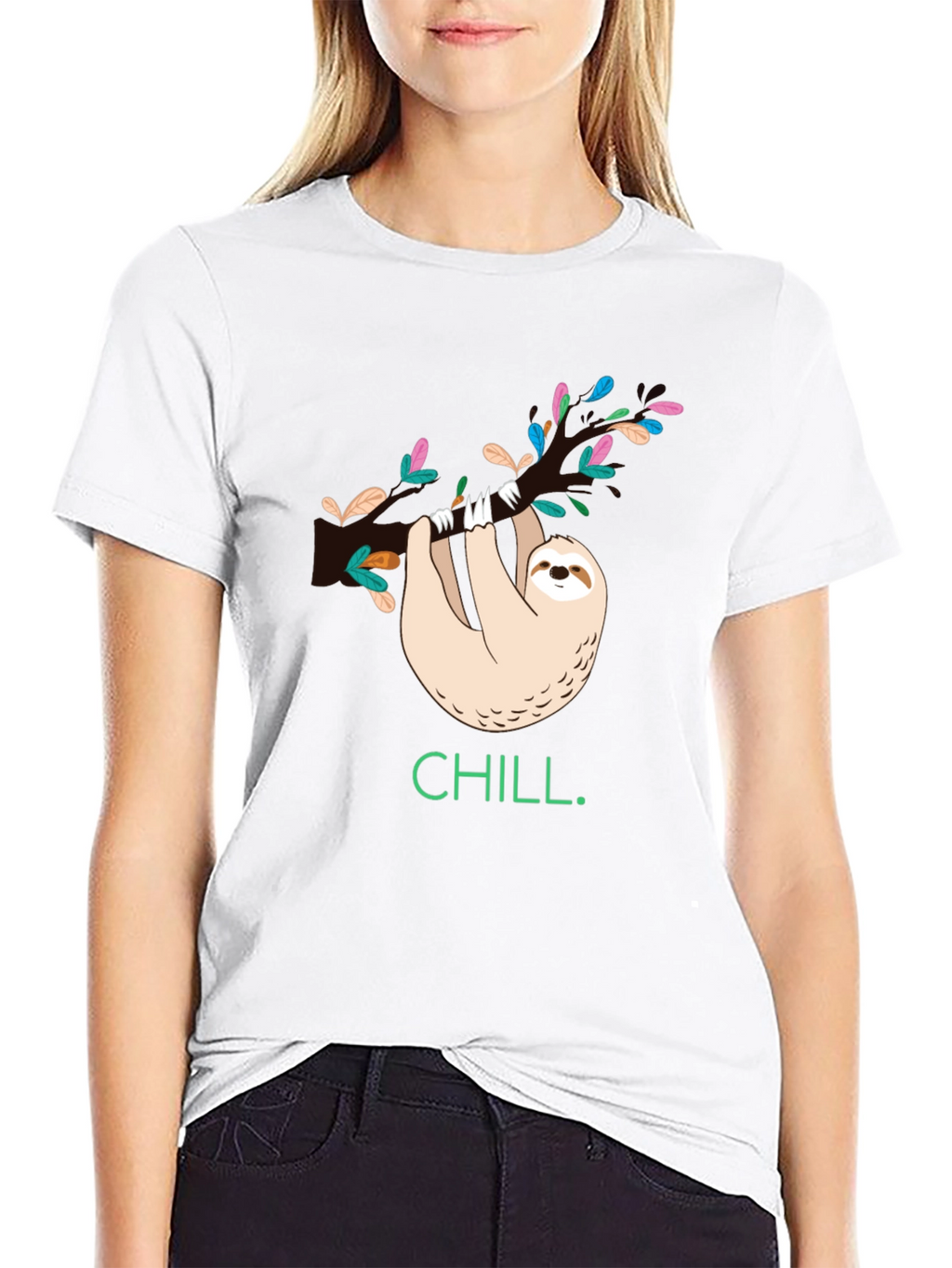 Chill Sloth Graphic T-Shirt - Relaxed & Stylish Tee