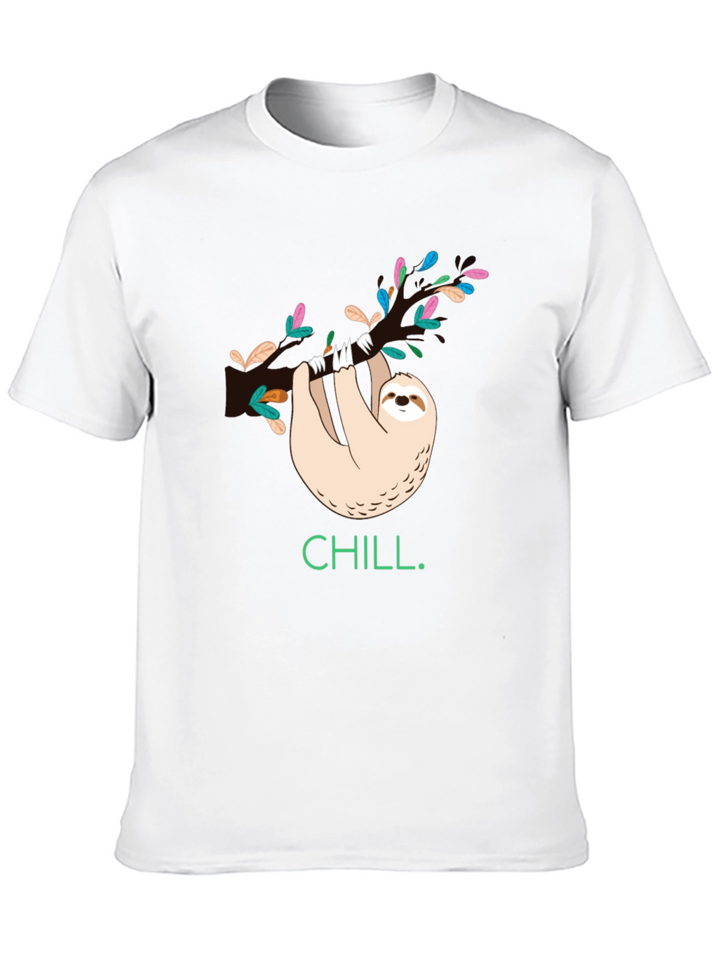 Chill Sloth Graphic T-Shirt - Relaxed & Stylish Tee