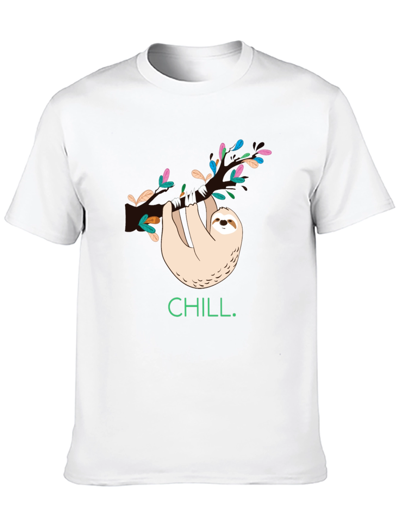 Chill Sloth Graphic T-Shirt - Relaxed & Stylish Tee