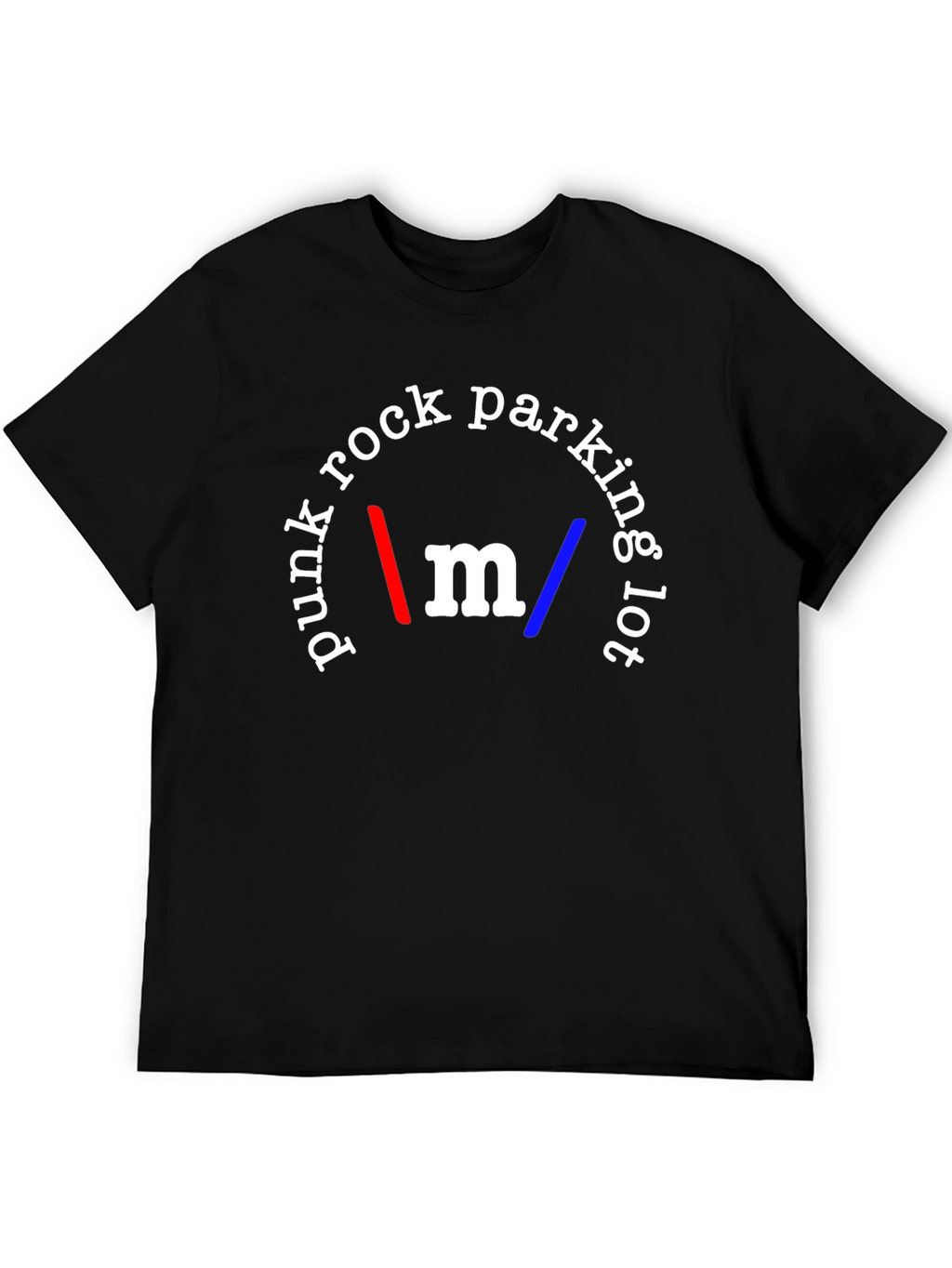 Punk Rock Parking Lot Black T-Shirt