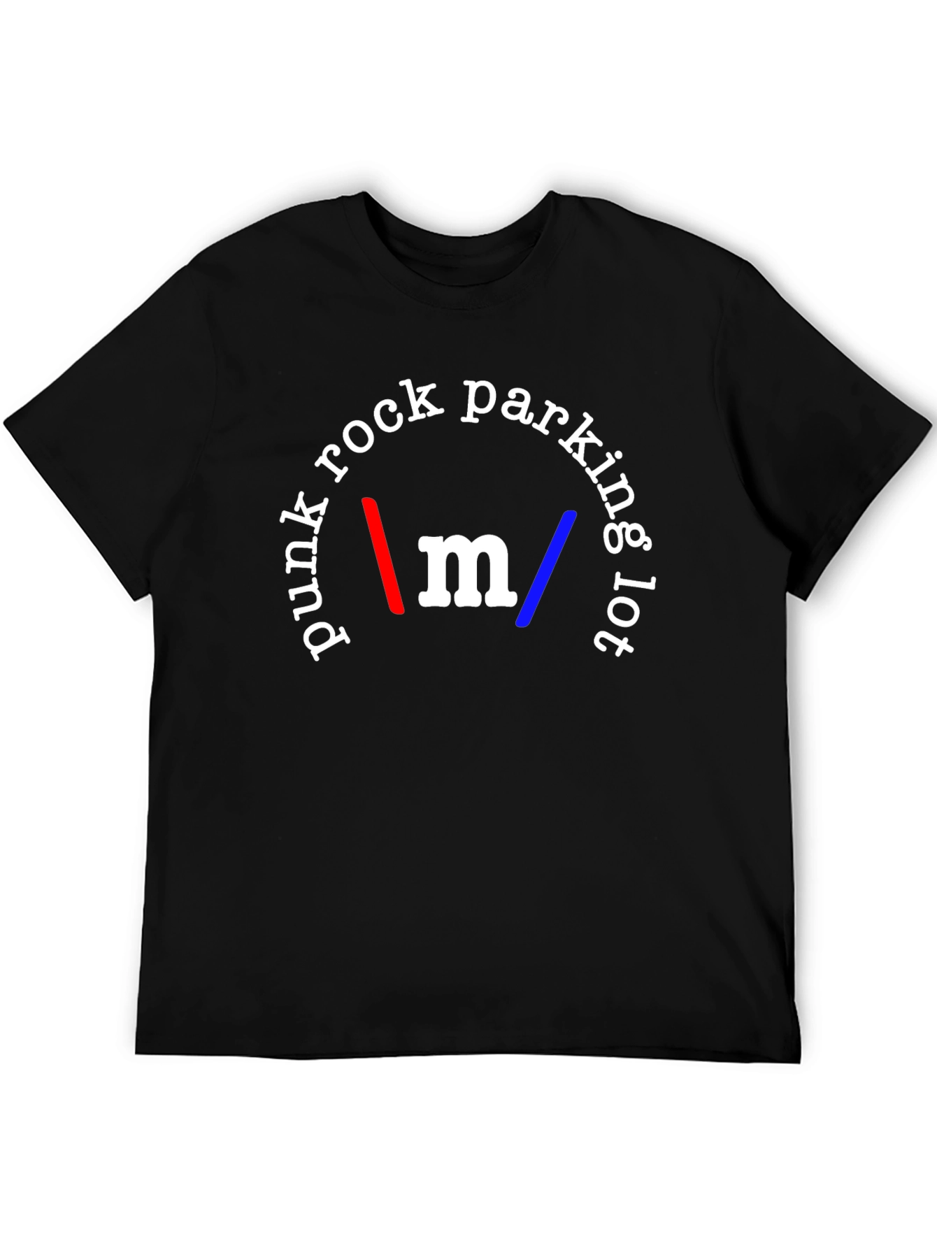 Punk Rock Parking Lot Black T-Shirt