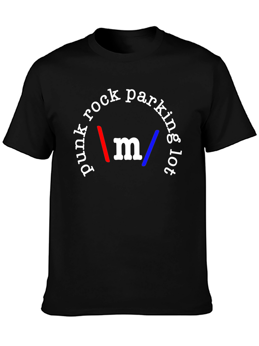 Punk Rock Parking Lot Black T-Shirt