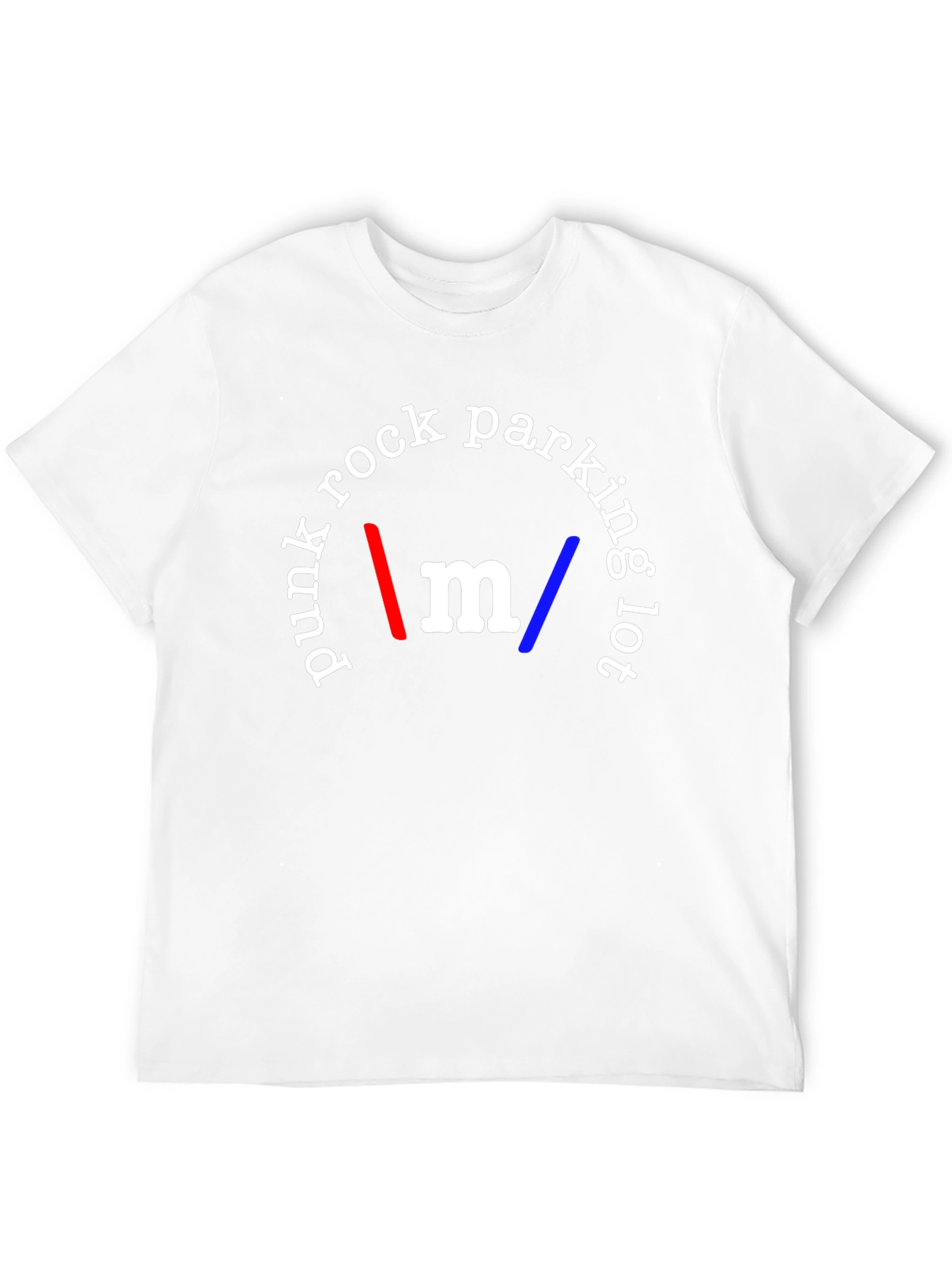 Punk Rock Parking Lot Black T-Shirt