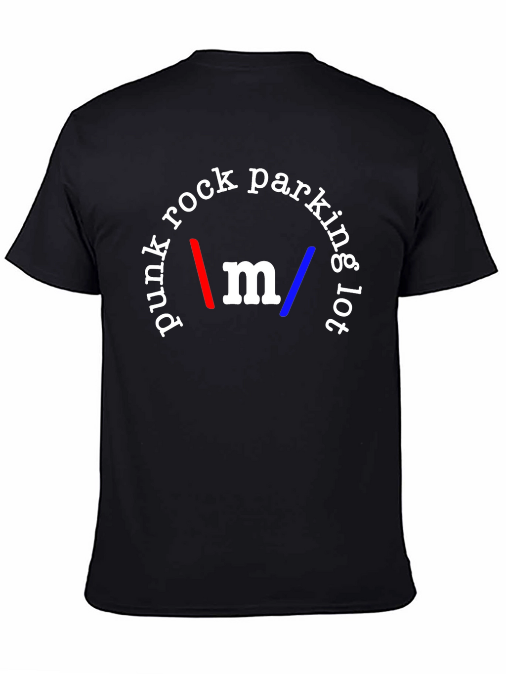 Punk Rock Parking Lot Black T-Shirt