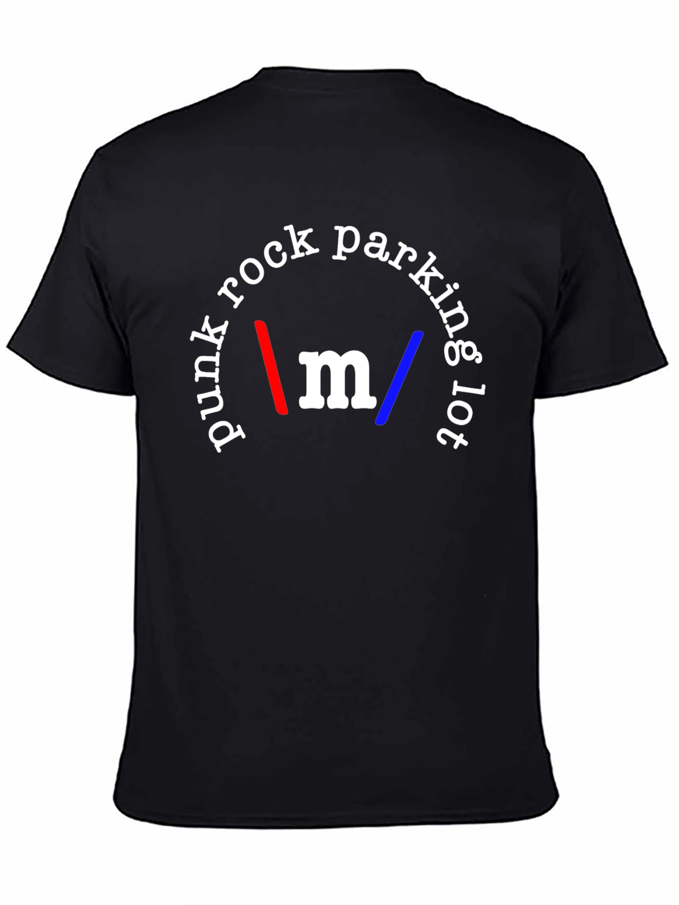 Punk Rock Parking Lot Black T-Shirt