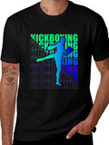 Kickboxing Graphic Print Tee