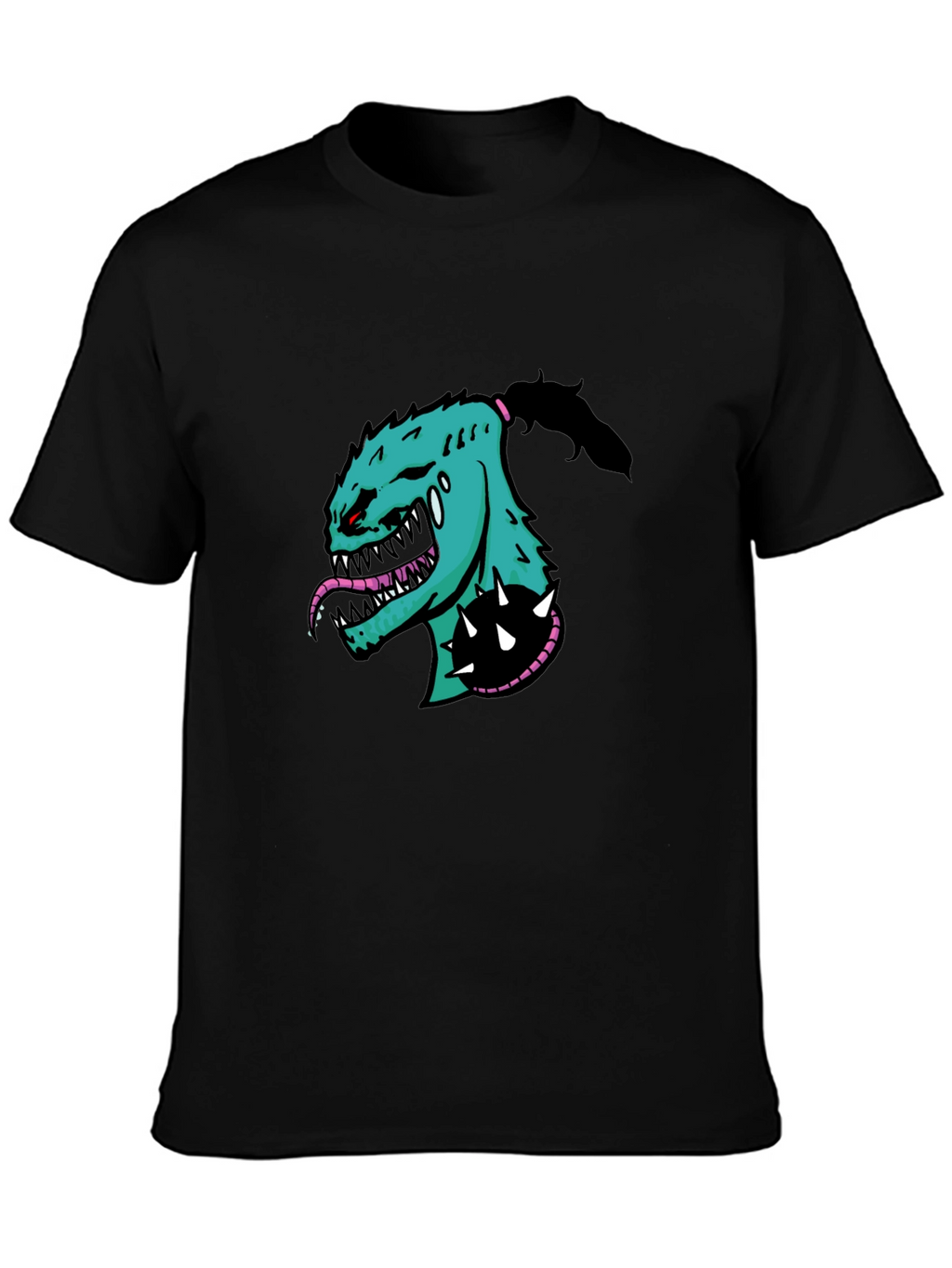 Monster Graphic T-Shirt - Bold Black Tee