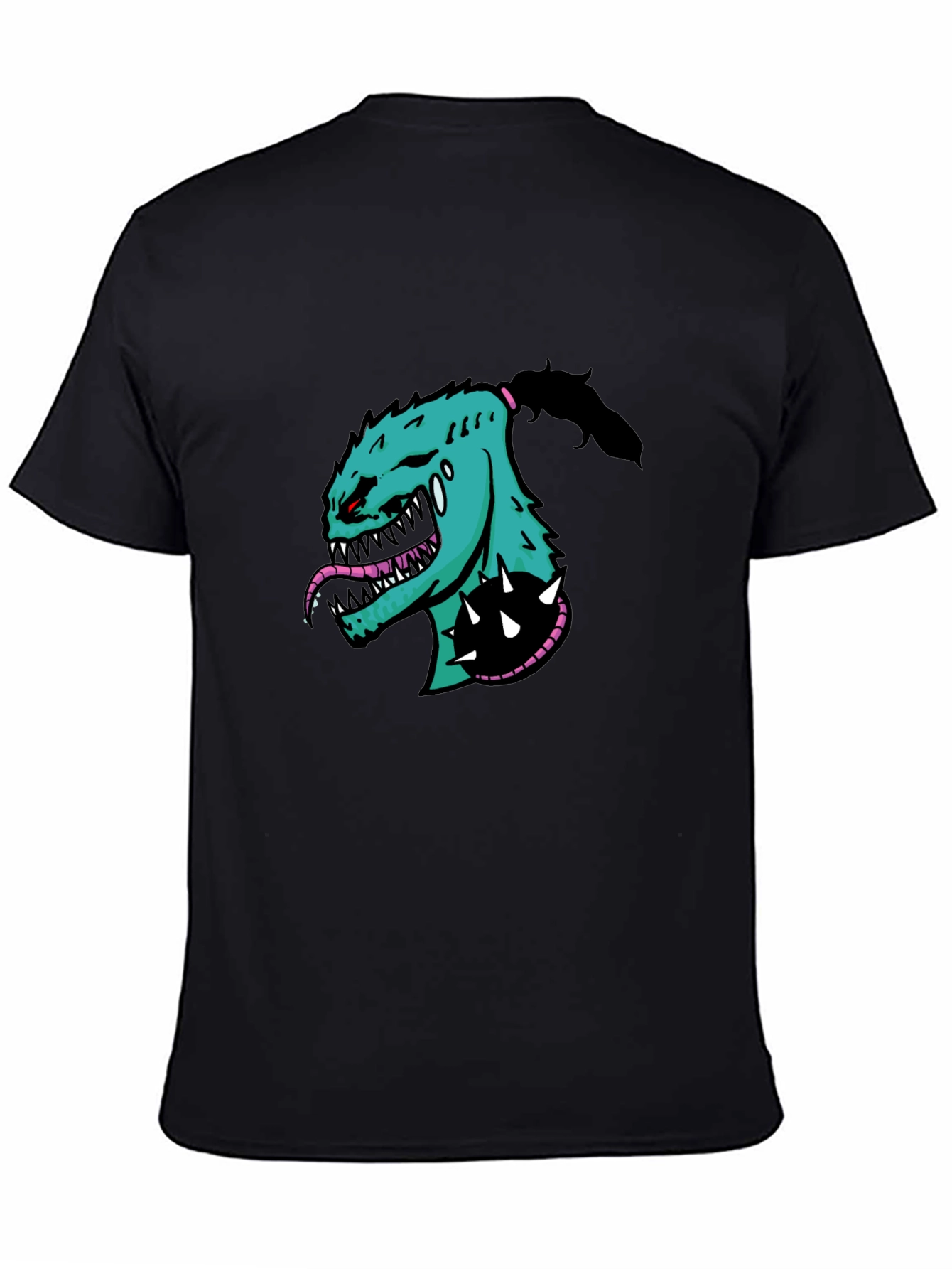 Monster Graphic T-Shirt - Bold Black Tee