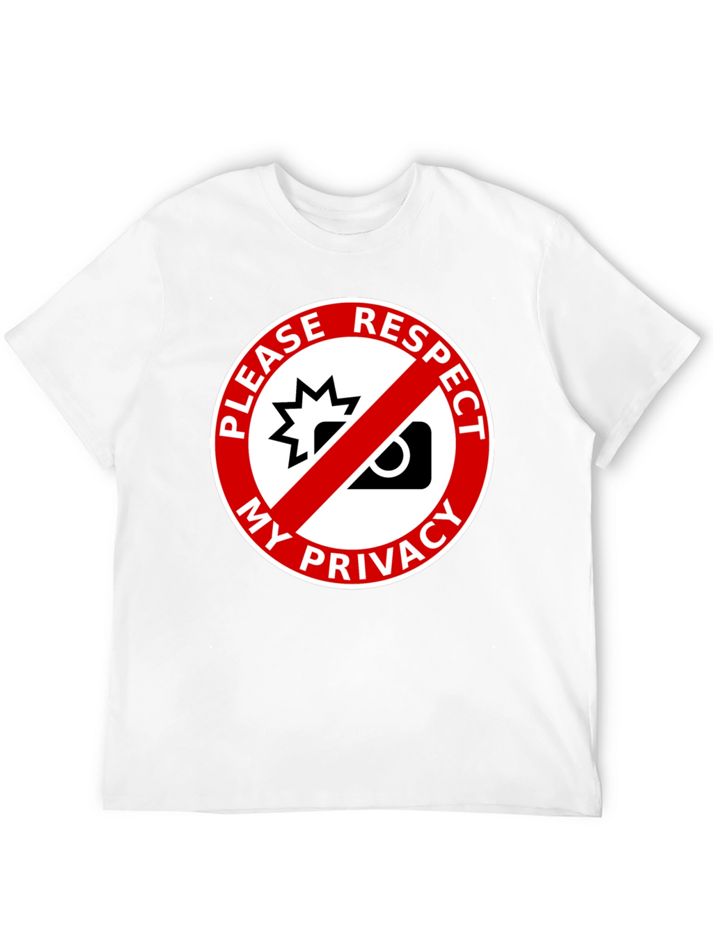 Respect My Privacy Graphic Tee - Anti-Paparazzi Shirt