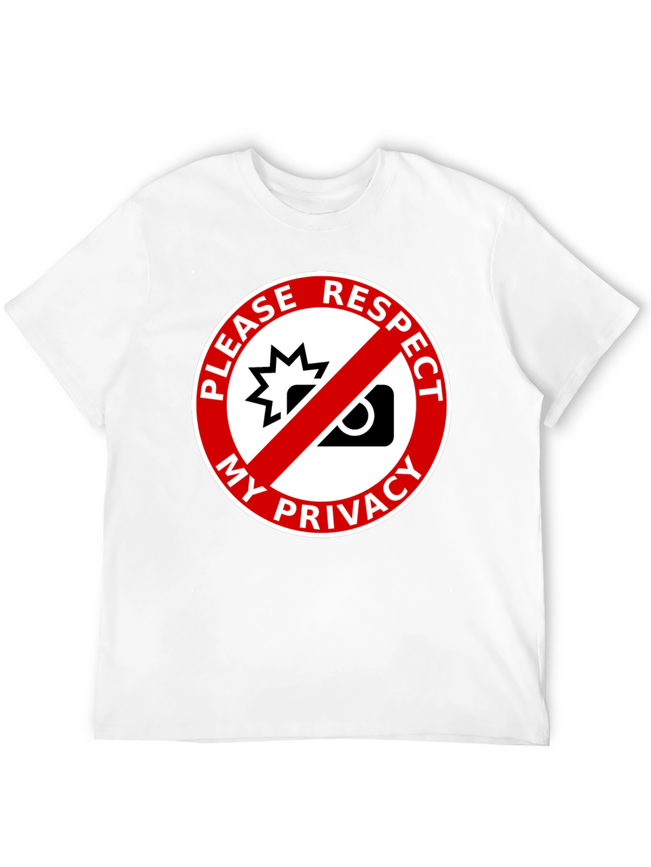 Respect My Privacy Graphic Tee - Anti-Paparazzi Shirt