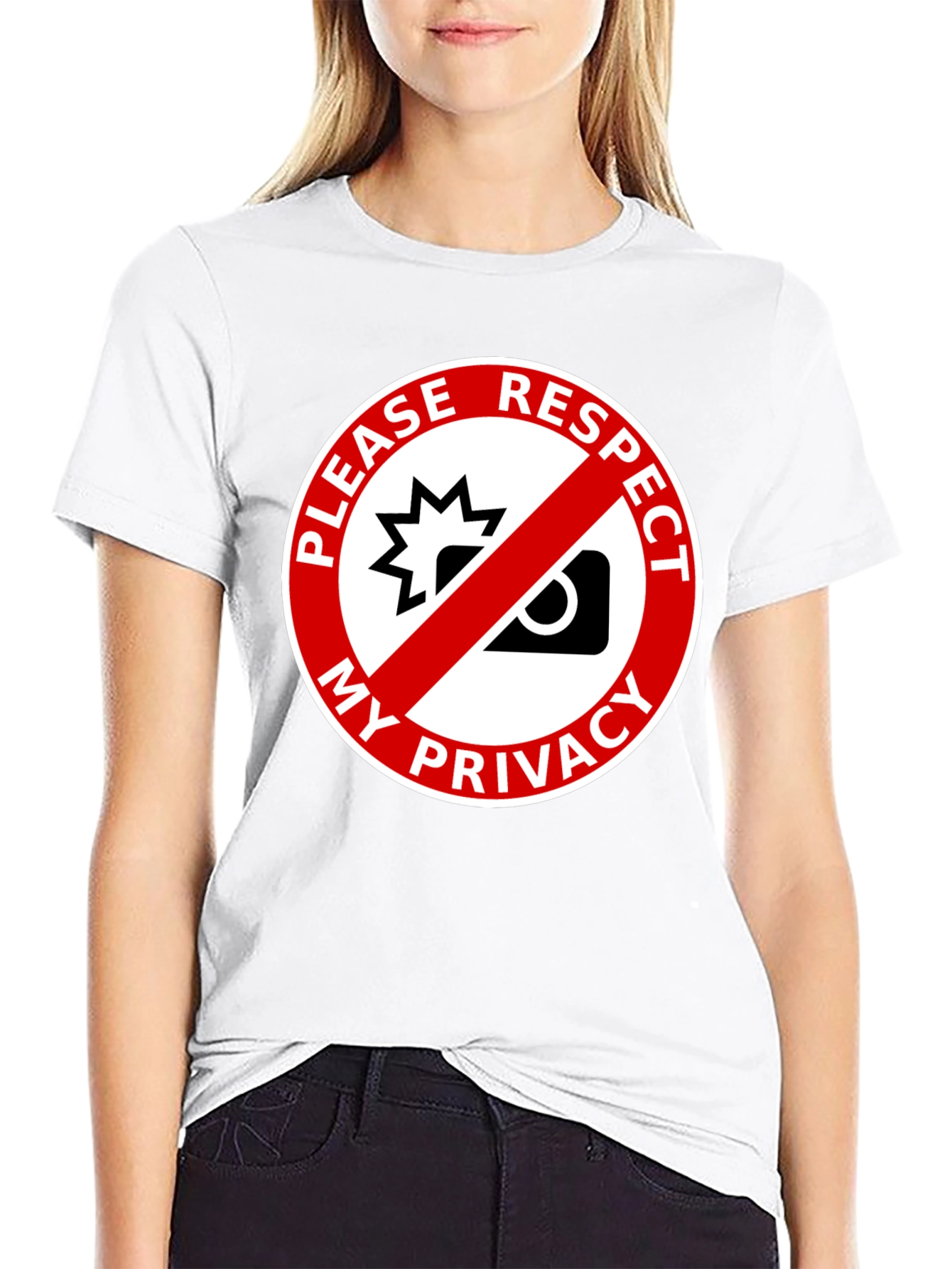 Respect My Privacy Graphic Tee - Anti-Paparazzi Shirt