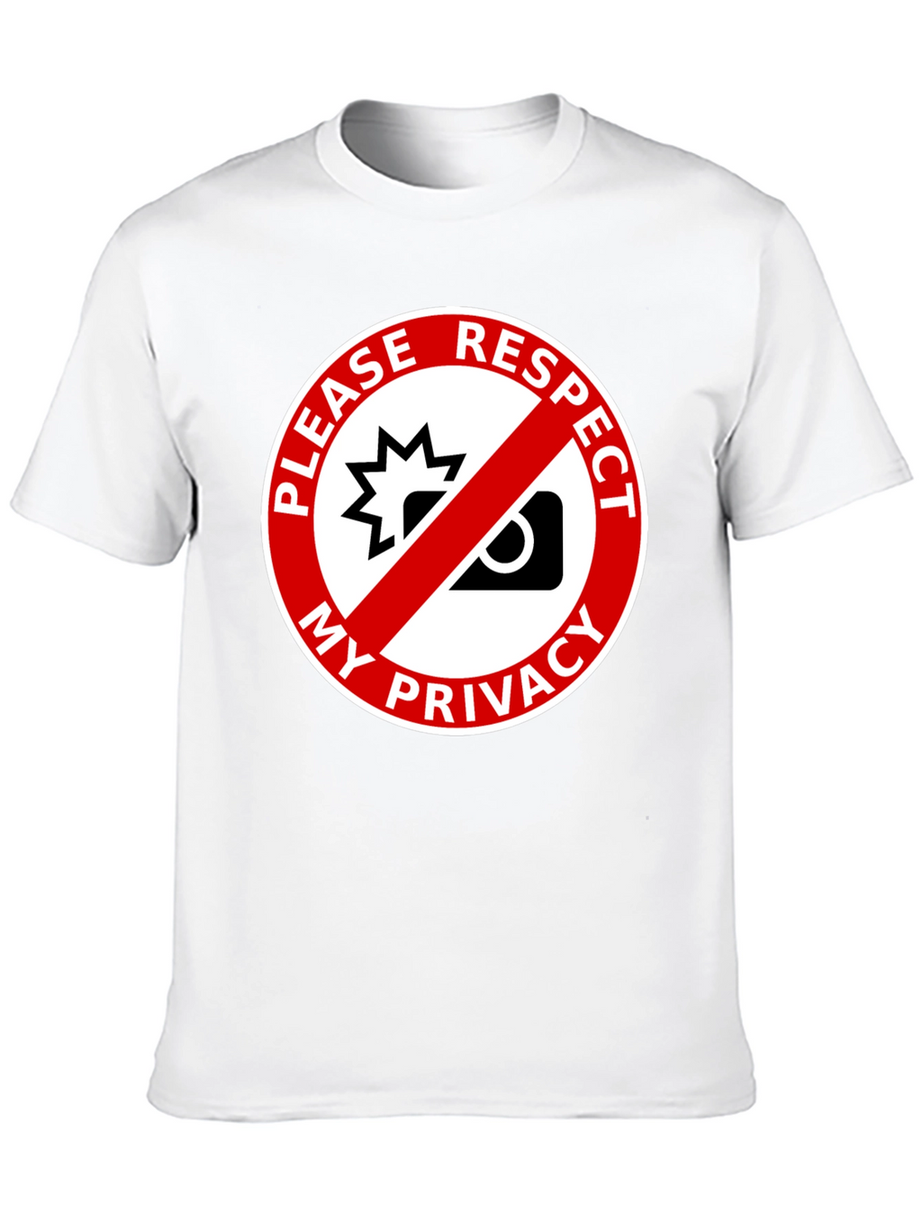 Respect My Privacy Graphic Tee - Anti-Paparazzi Shirt