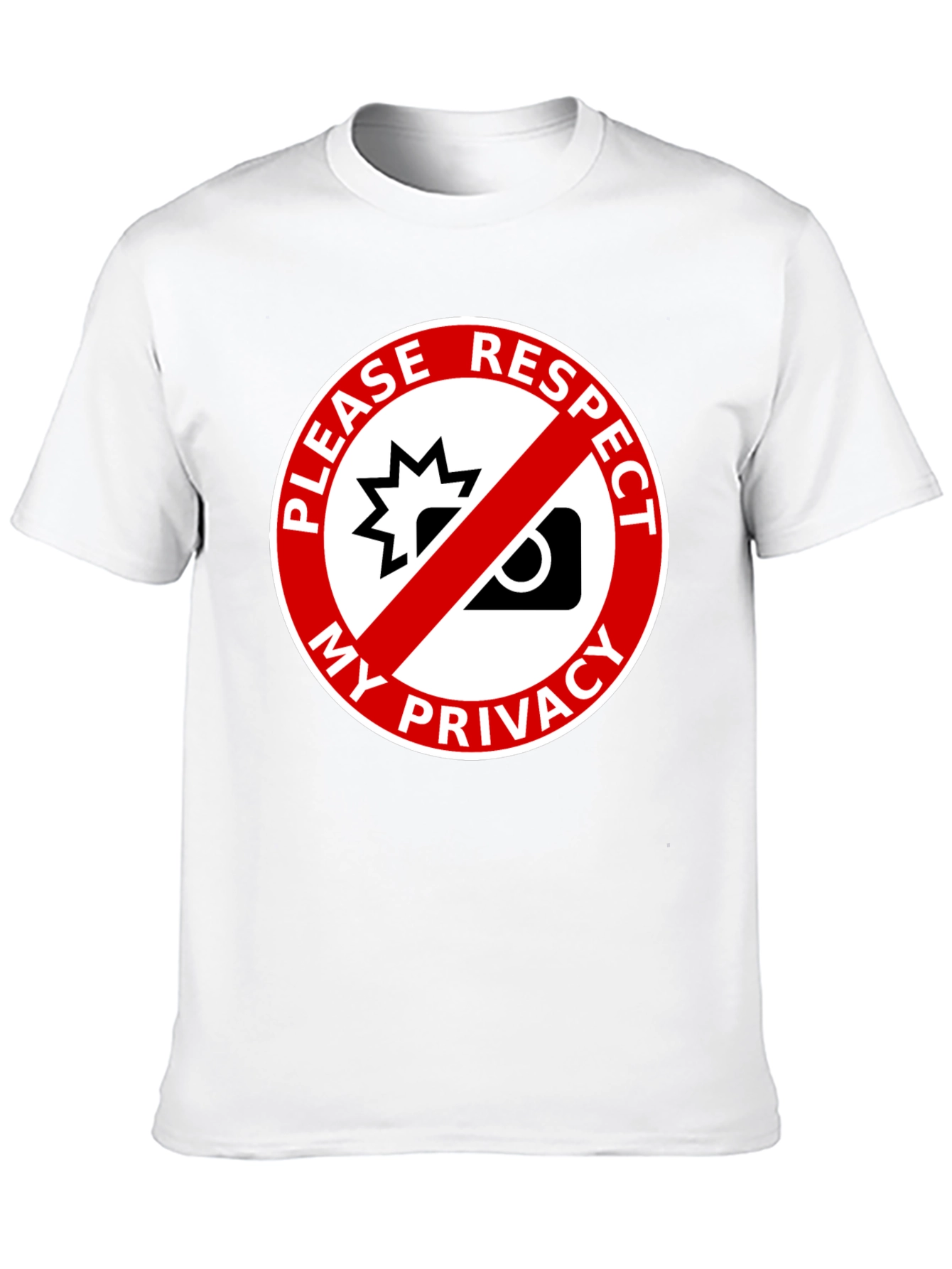 Respect My Privacy Graphic Tee - Anti-Paparazzi Shirt