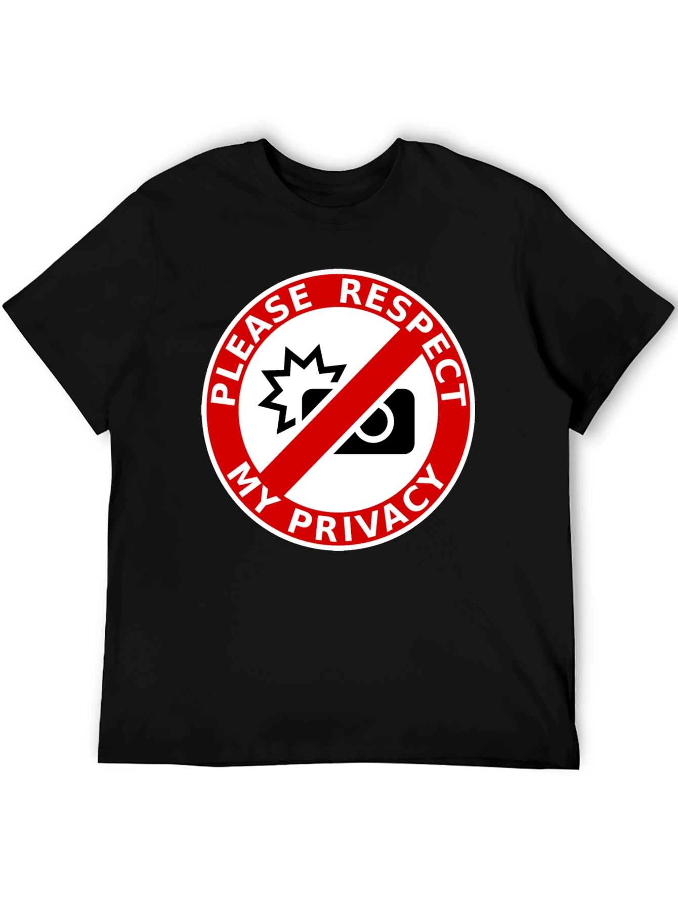 Respect My Privacy Graphic Tee - Anti-Paparazzi Shirt