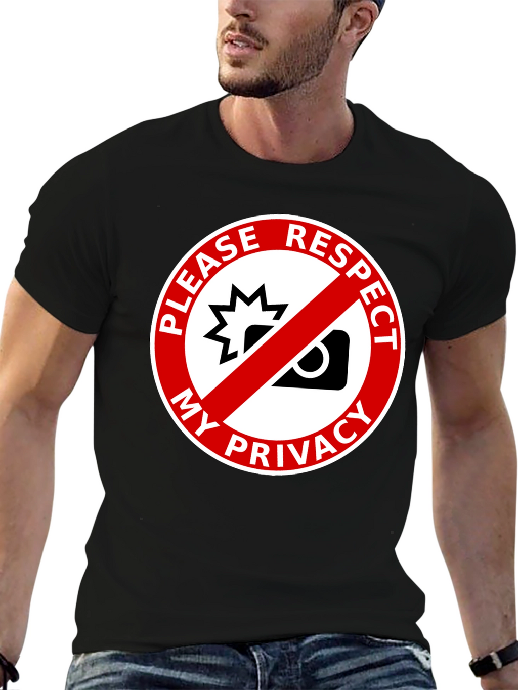 Respect My Privacy Graphic Tee - Anti-Paparazzi Shirt