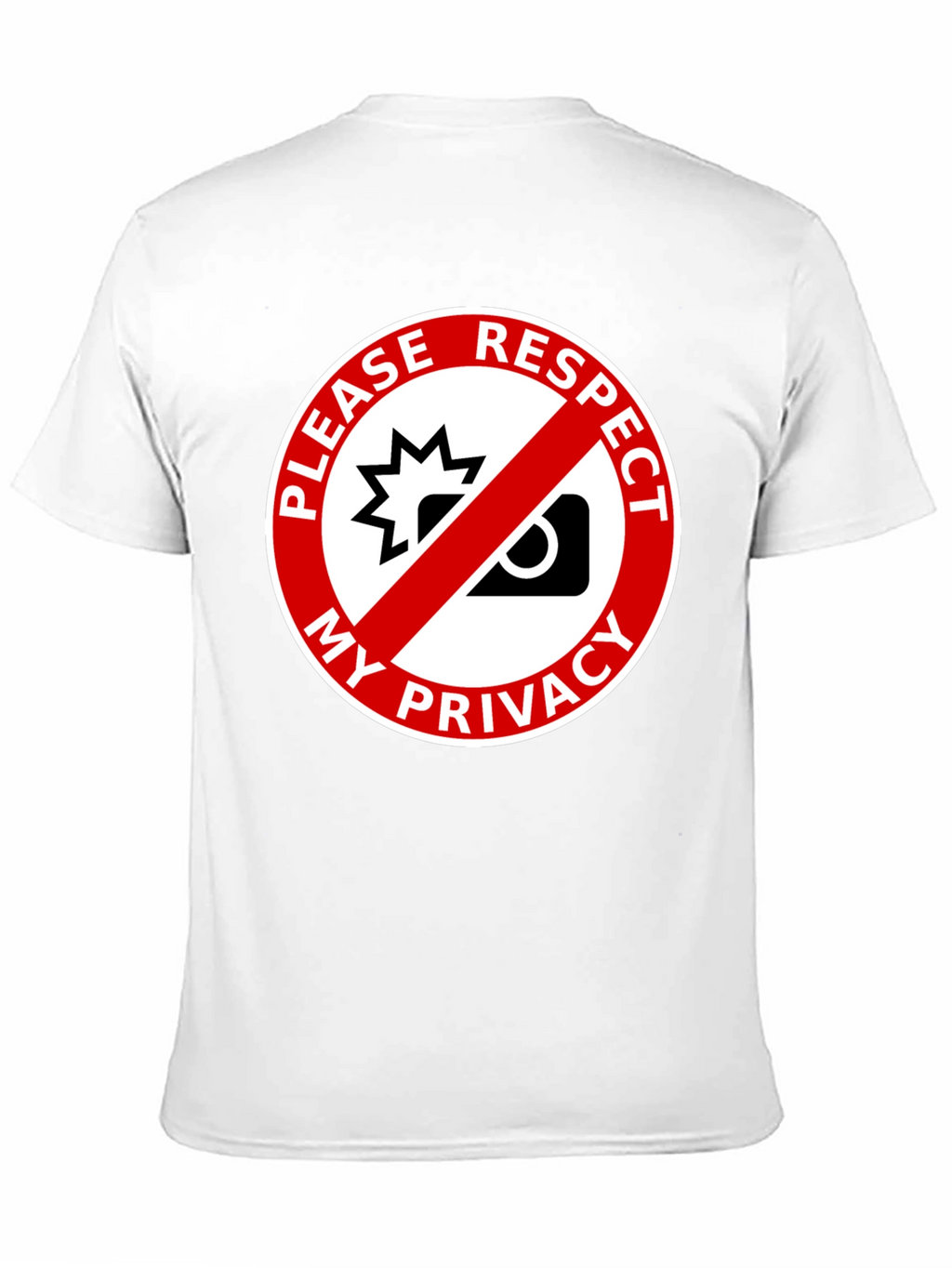 Respect My Privacy Graphic Tee - Anti-Paparazzi Shirt