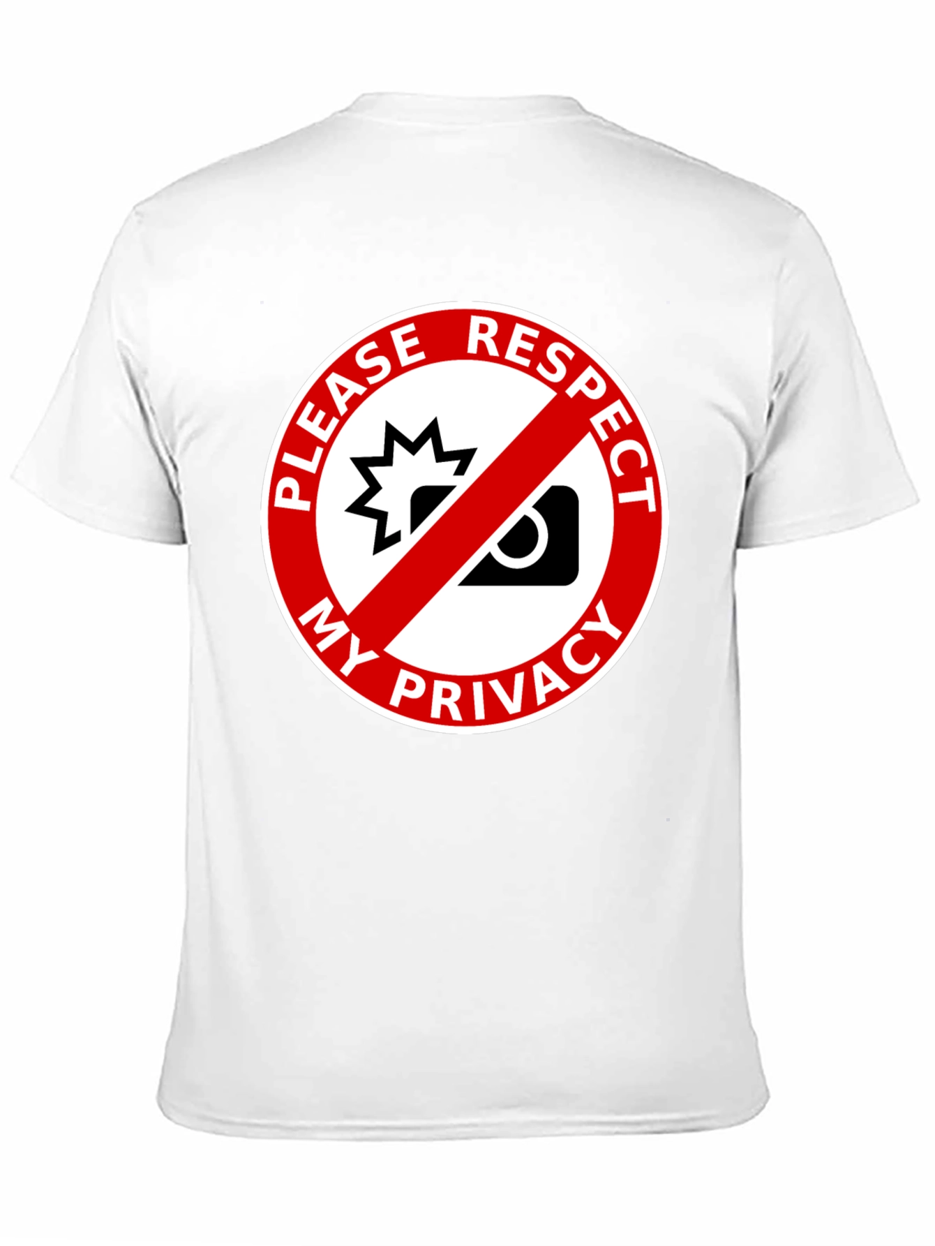 Respect My Privacy Graphic Tee - Anti-Paparazzi Shirt