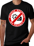 Respect My Privacy Graphic Tee - Anti-Paparazzi Shirt