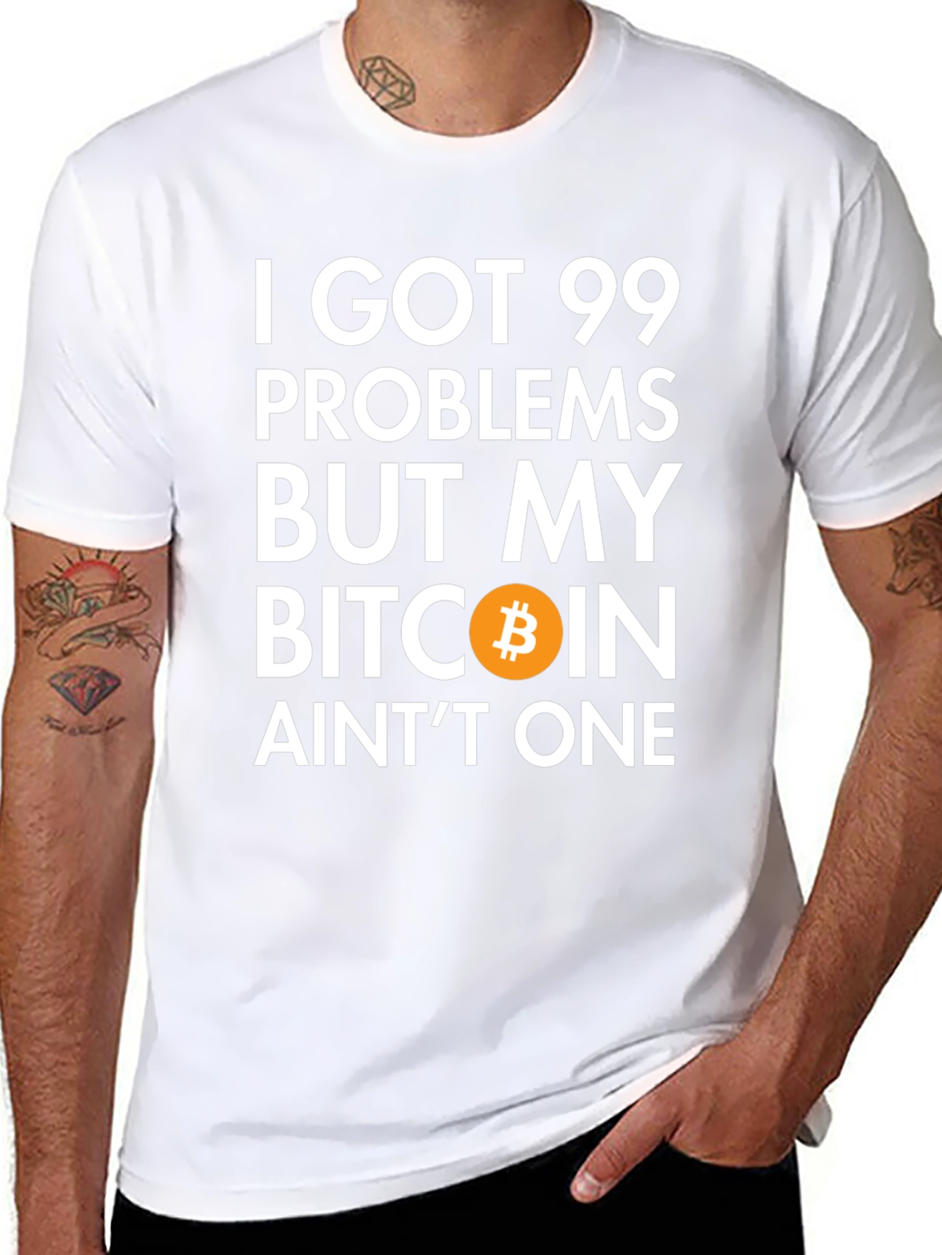 Bitcoin Crypto T-Shirt 99 Problems Funny Tee