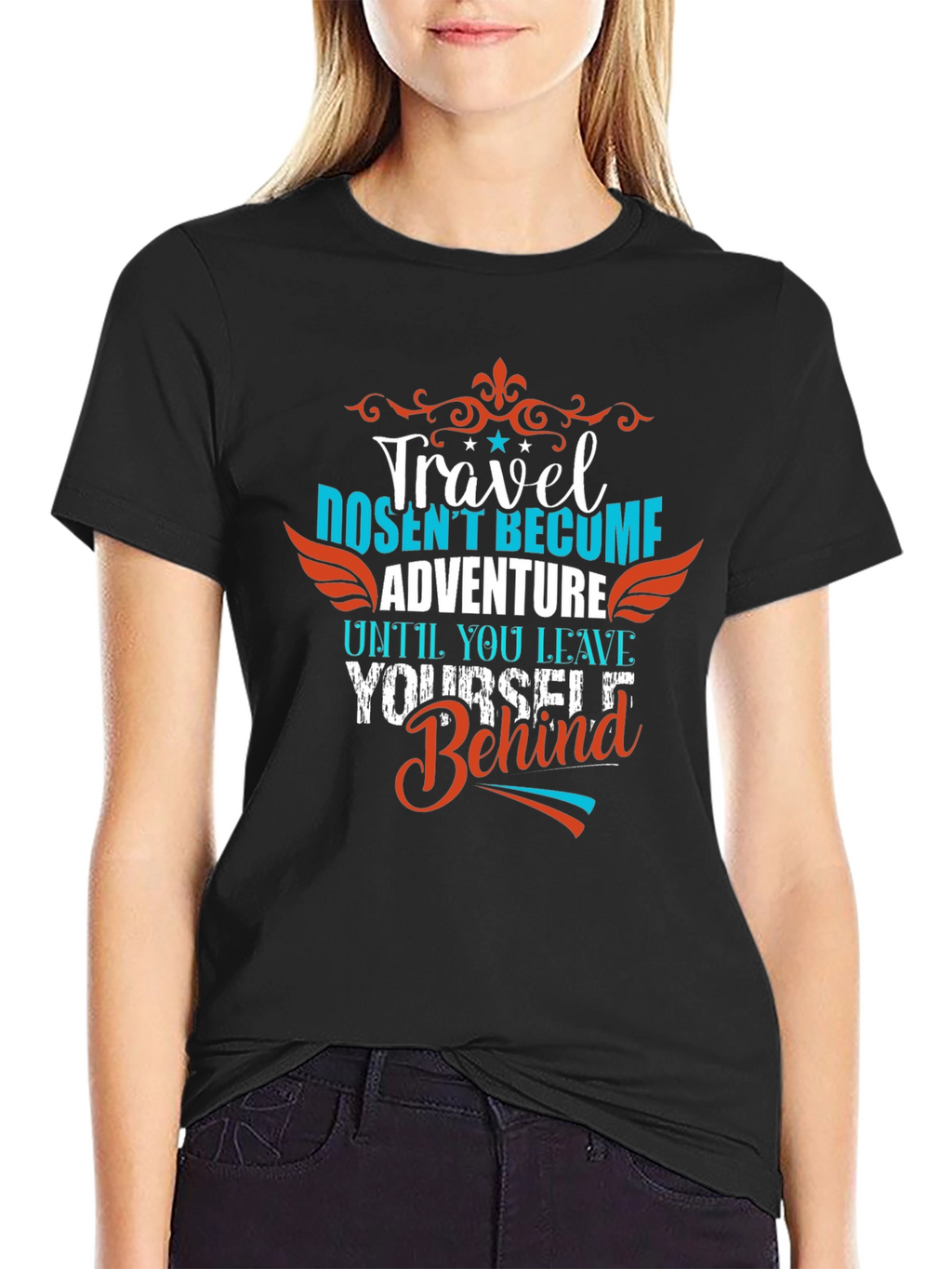 Travel Adventure Graphic Tee - Leave Yourself Behind