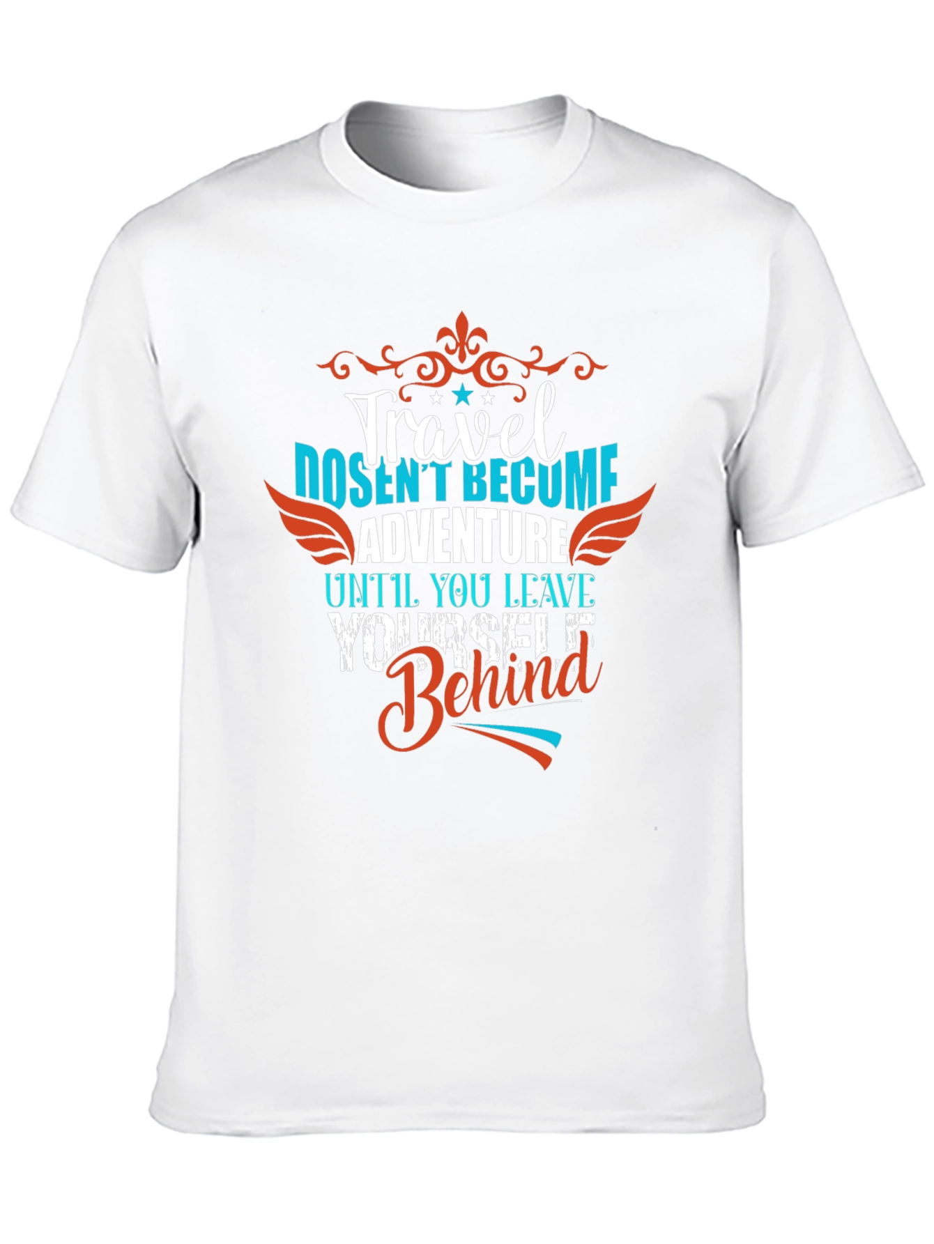Travel Adventure Graphic Tee - Leave Yourself Behind