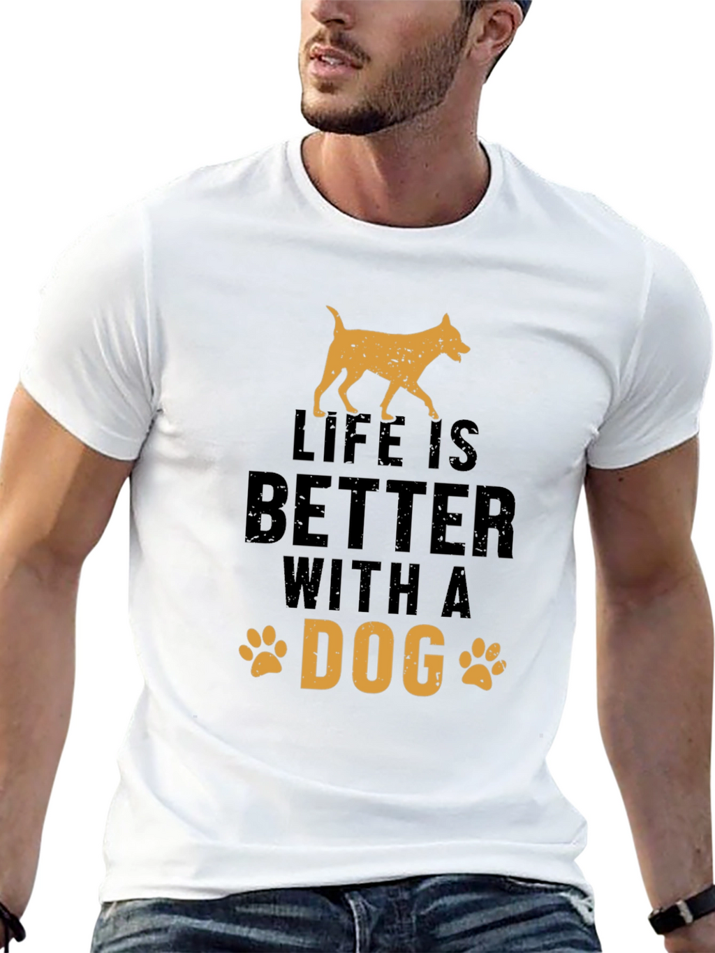 Life is Better with a Dog Graphic Tee