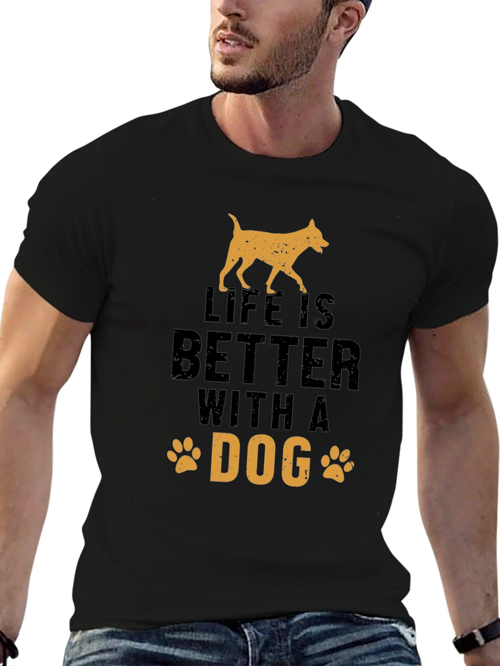 Life is Better with a Dog Graphic Tee