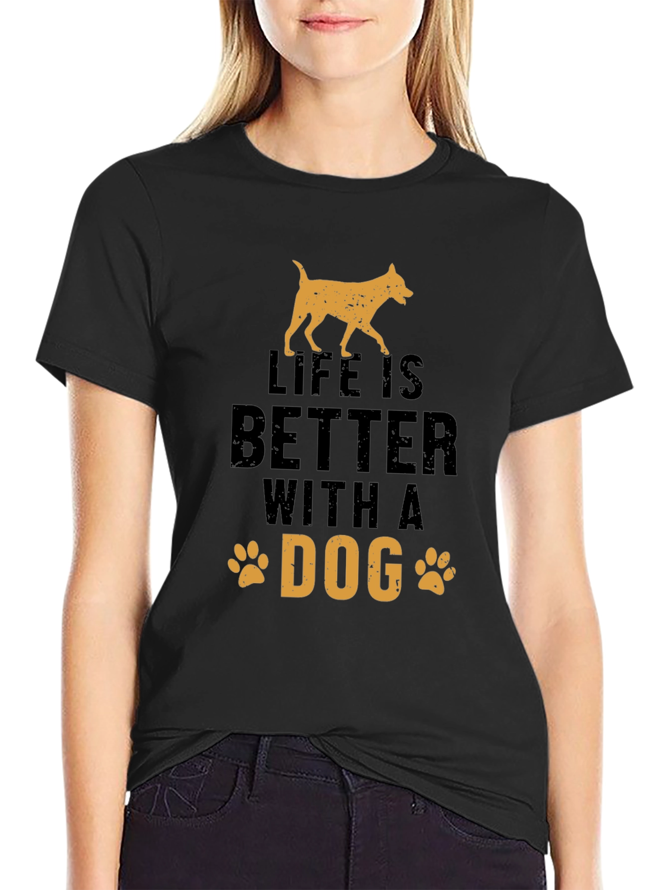 Life is Better with a Dog Graphic Tee