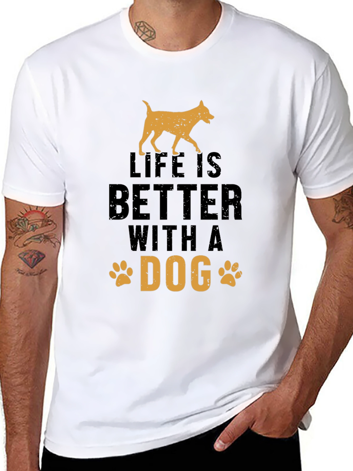 Life is Better with a Dog Graphic Tee