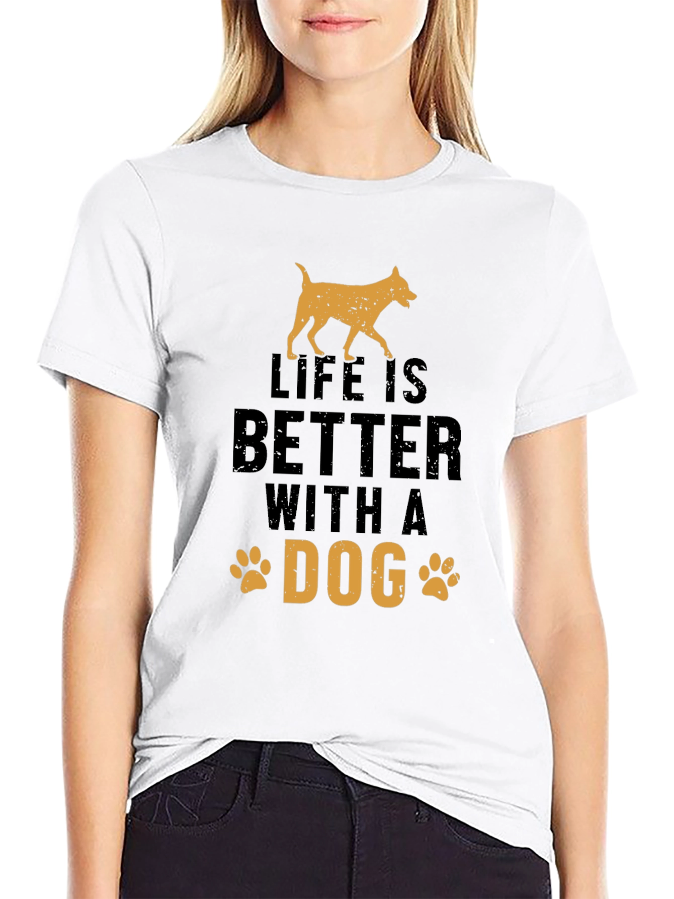 Life is Better with a Dog Graphic Tee