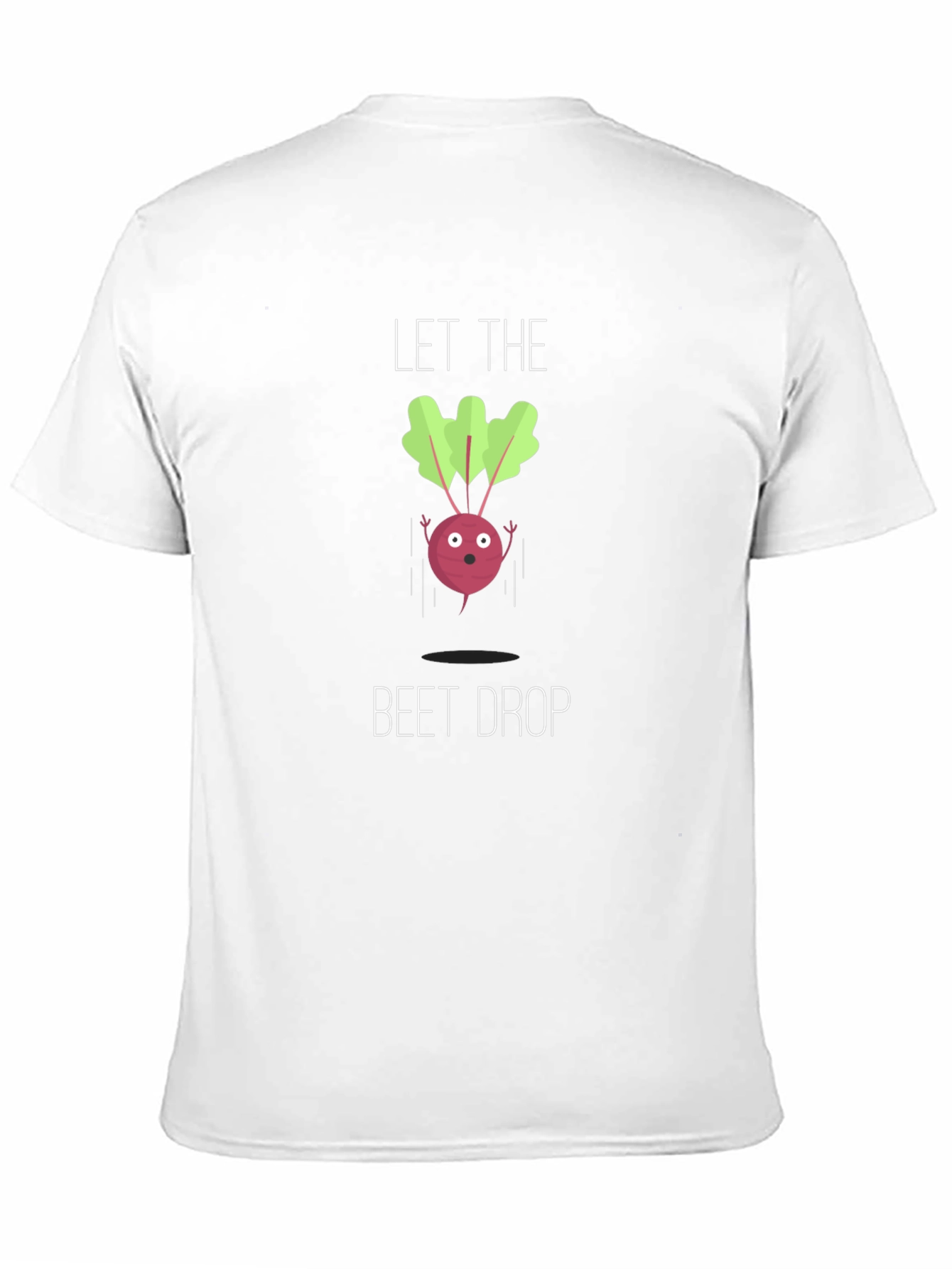 Let The Beet Drop Black Graphic Tee