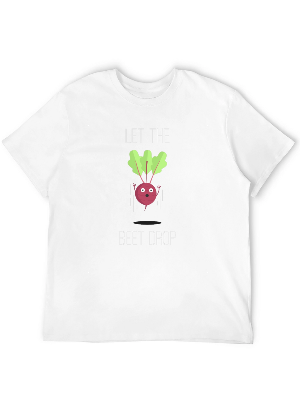 Let The Beet Drop Black Graphic Tee
