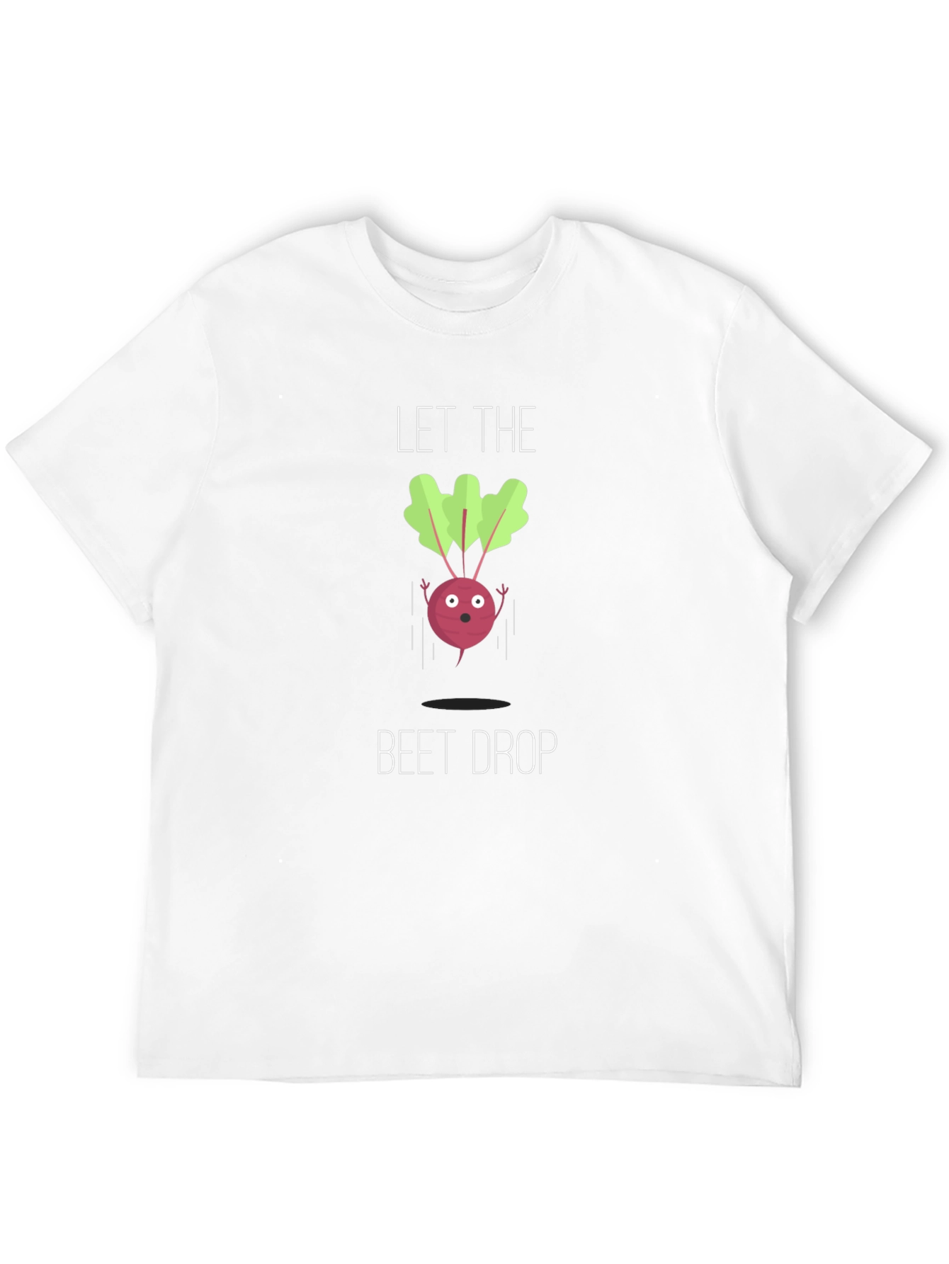 Let The Beet Drop Black Graphic Tee