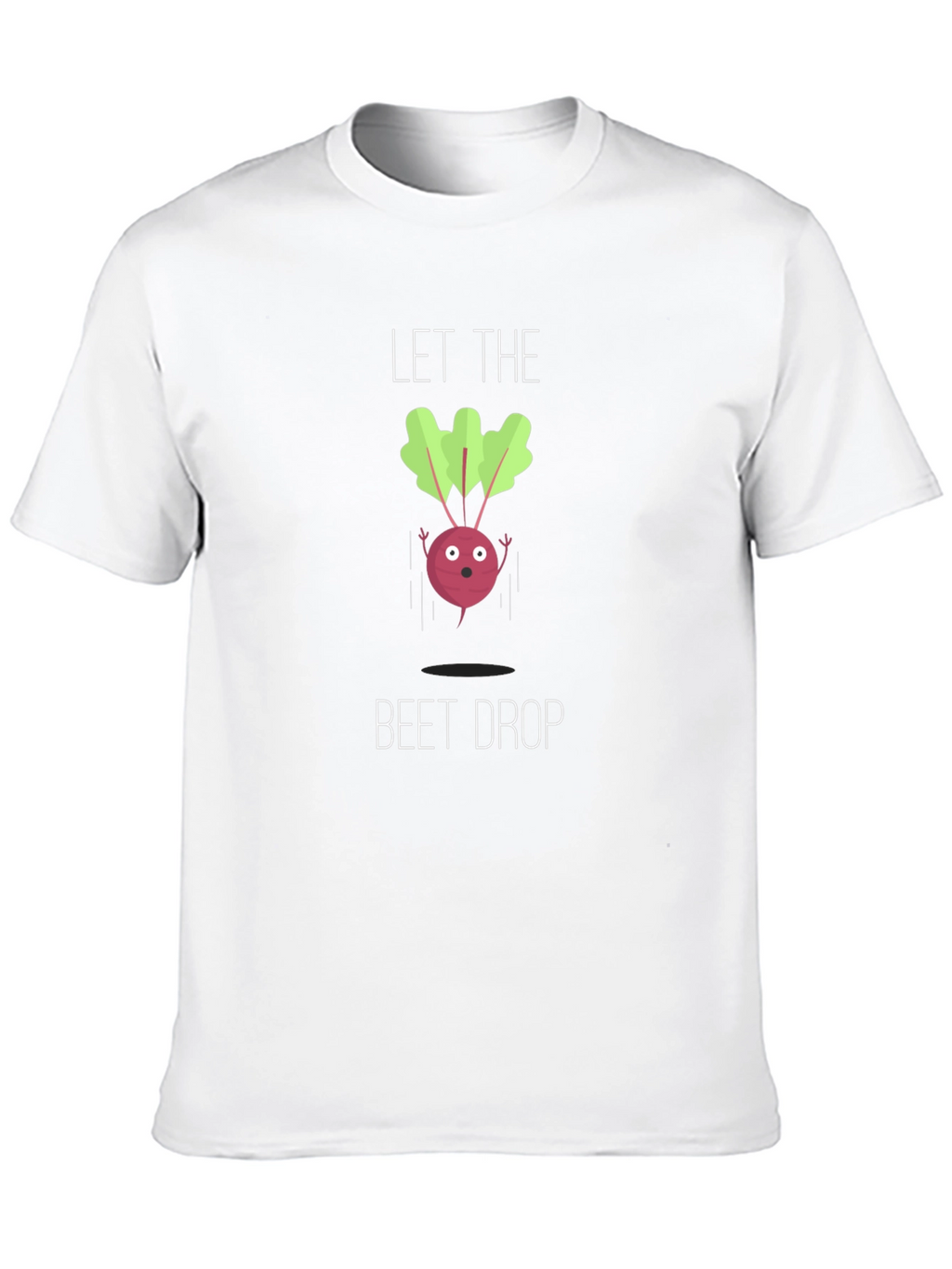 Let The Beet Drop Black Graphic Tee