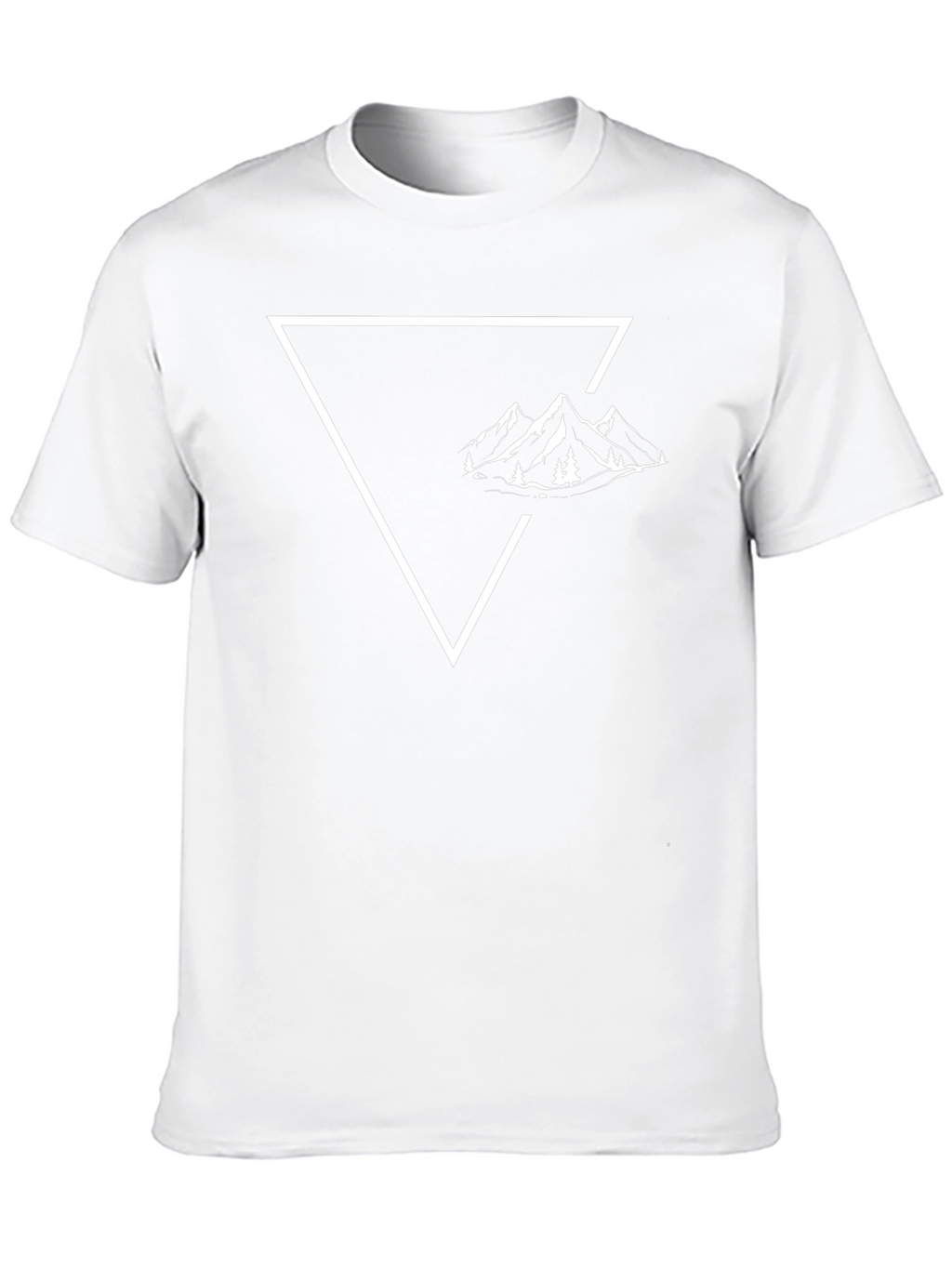 Mountain Triangle Graphic Tee - Black