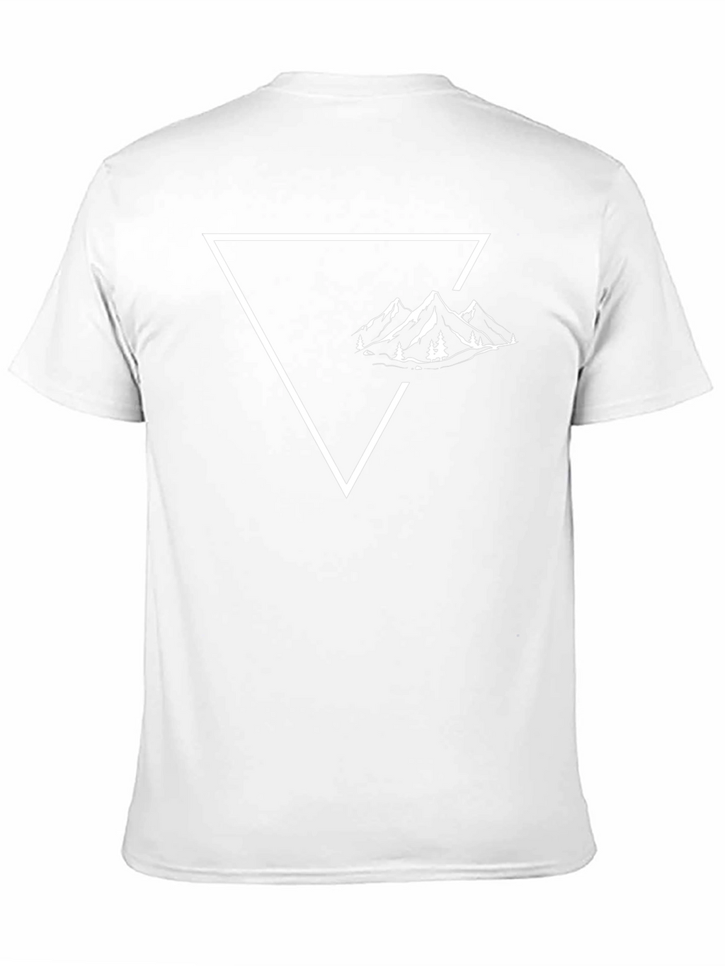 Mountain Triangle Graphic Tee - Black
