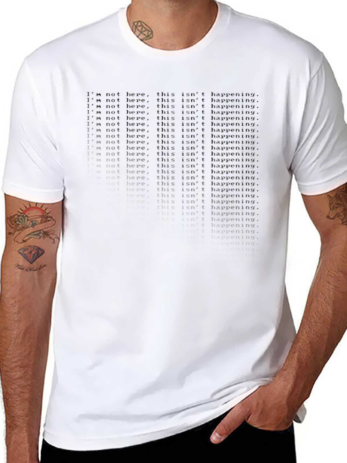 Im Not Here T-Shirt - Existential Graphic Tee