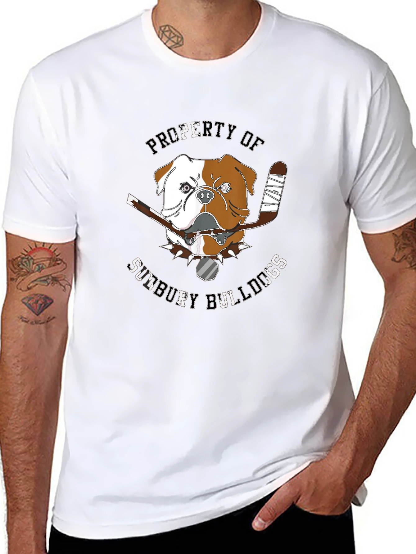 Sudbury Bulldogs Hockey Bulldog T-Shirt