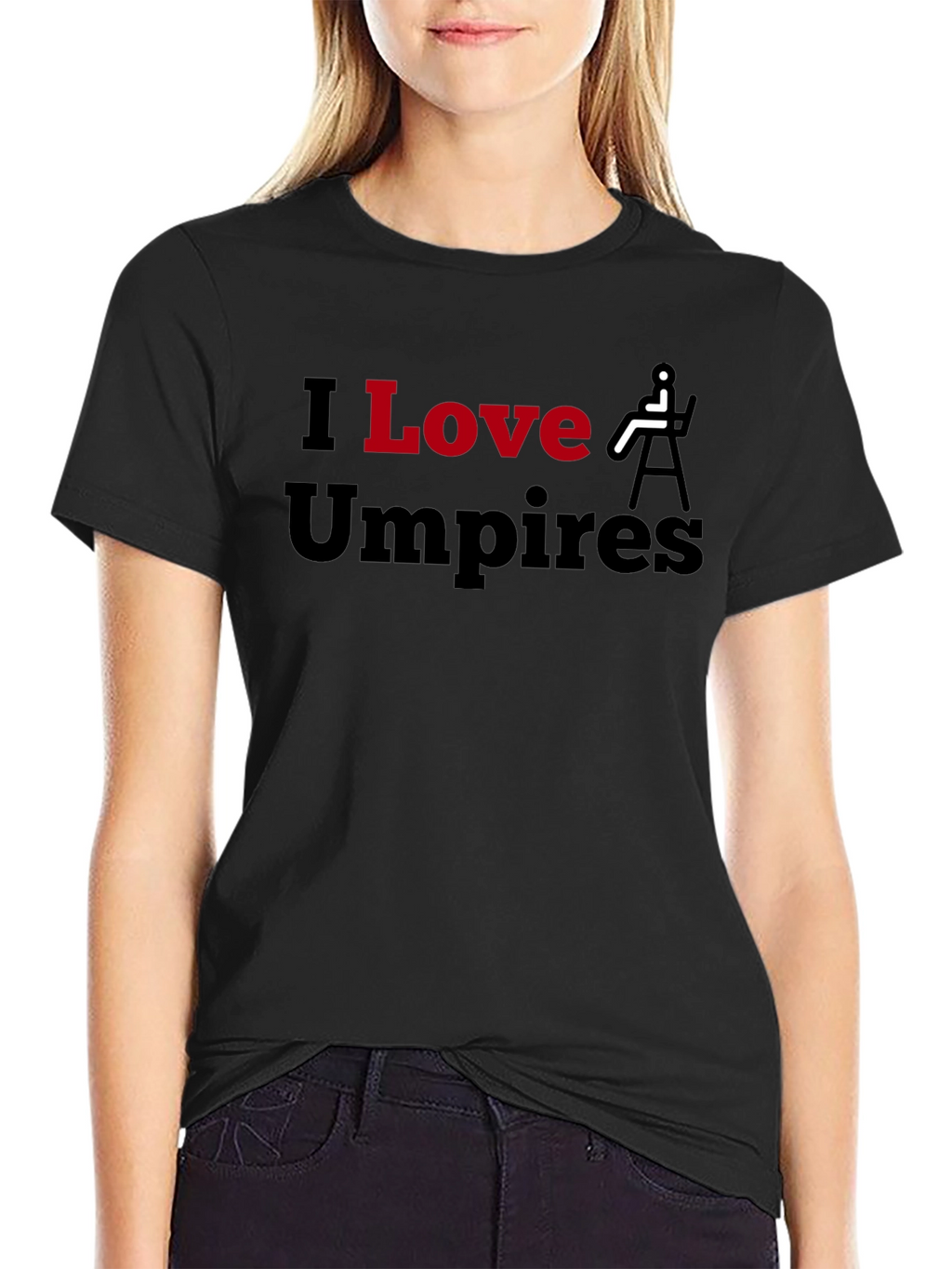 I Love Umpires Graphic T-Shirt