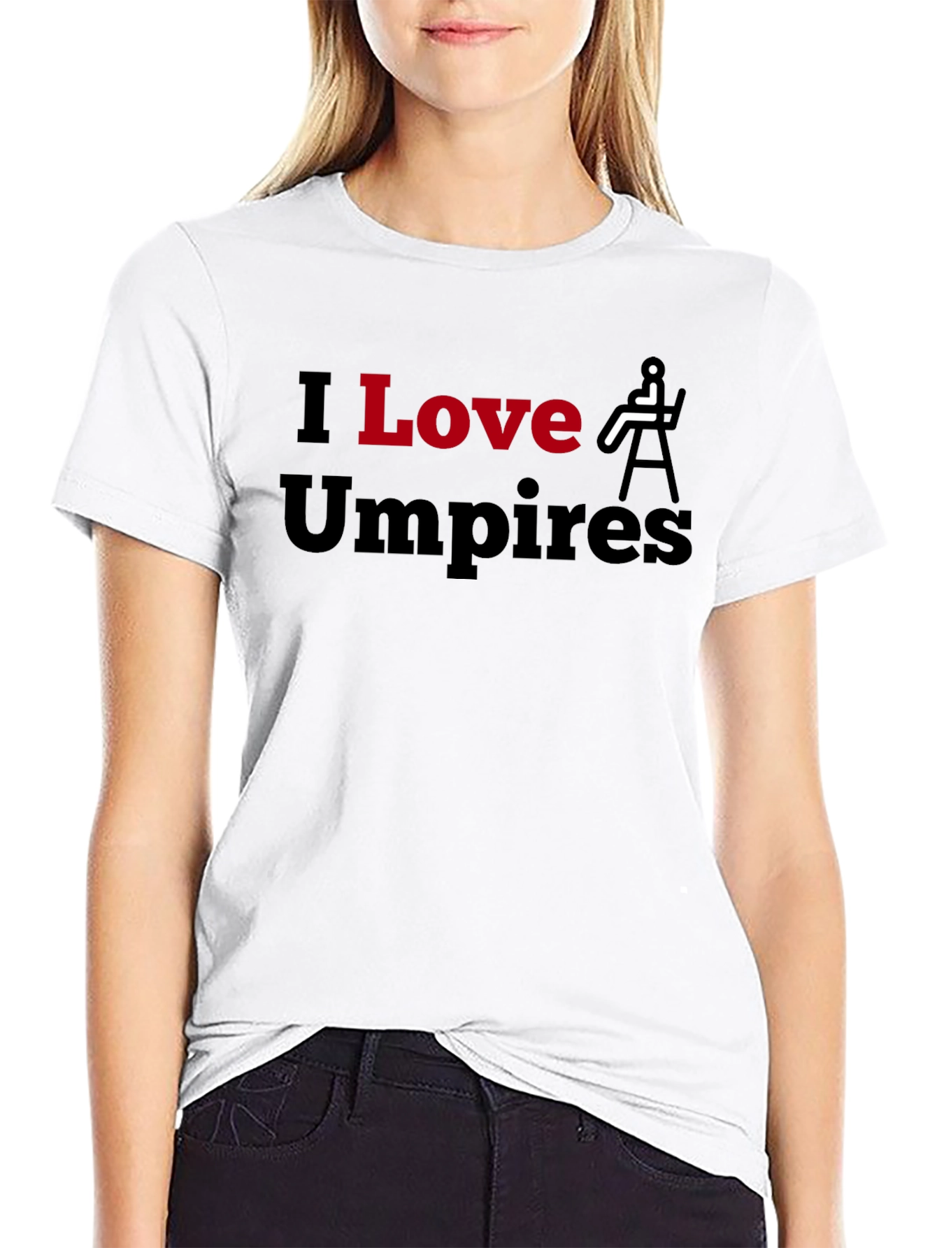 I Love Umpires Graphic T-Shirt