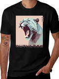 Ruthless Lion Graphic Tee - Mens Black T-Shirt
