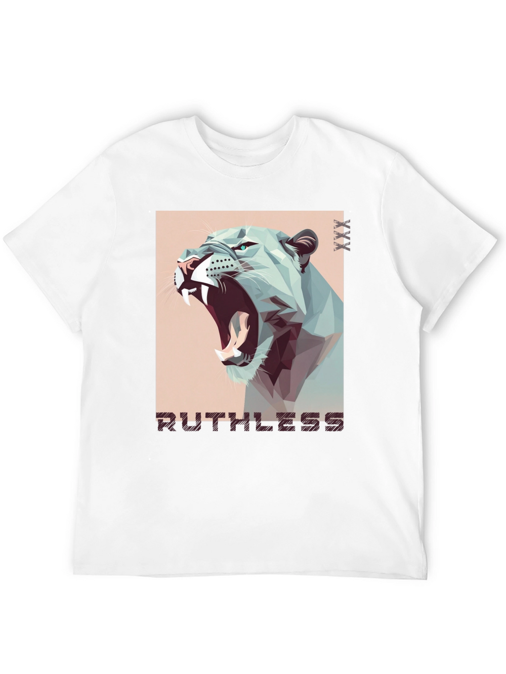 Ruthless Lion Graphic Tee - Mens Black T-Shirt