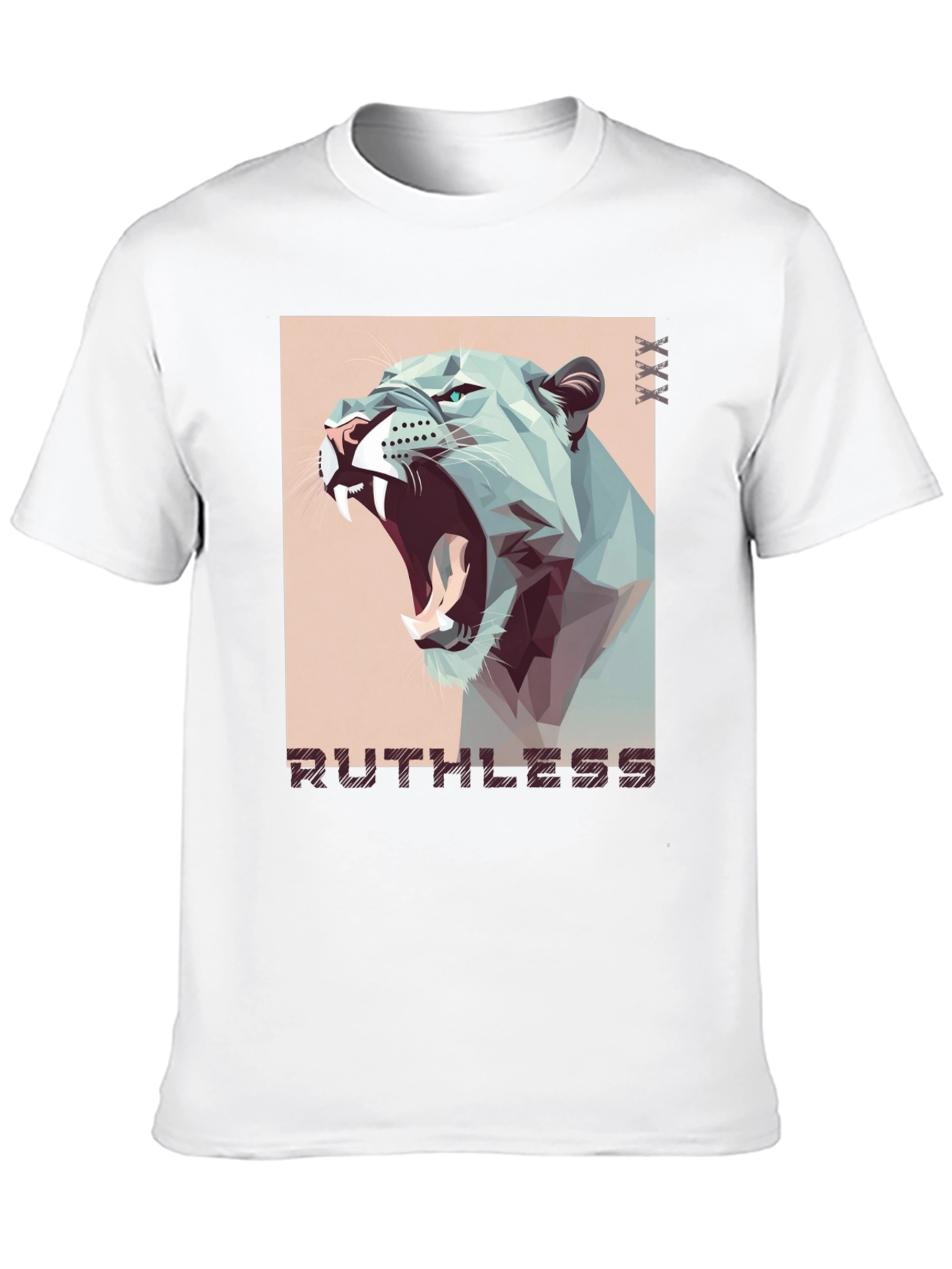 Ruthless Lion Graphic Tee - Mens Black T-Shirt