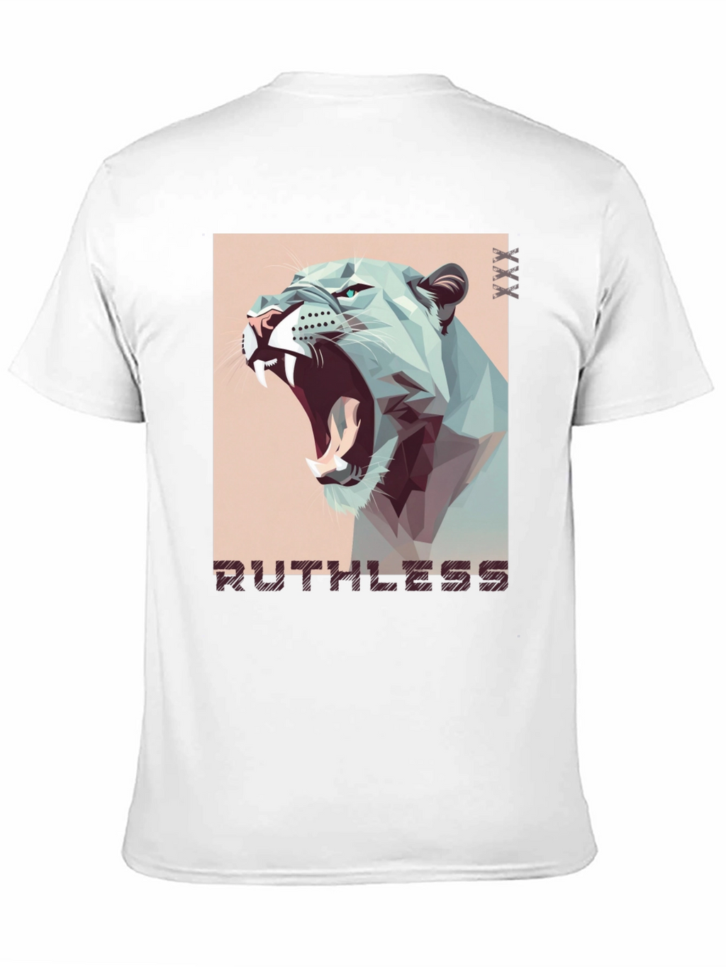 Ruthless Lion Graphic Tee - Mens Black T-Shirt